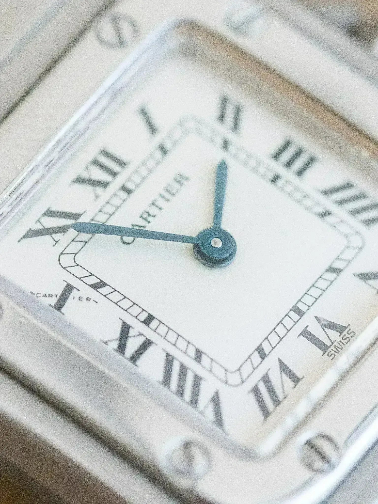 Cartier - Santos Galbée 1565 acier femme - 1990s - Atelier Victor