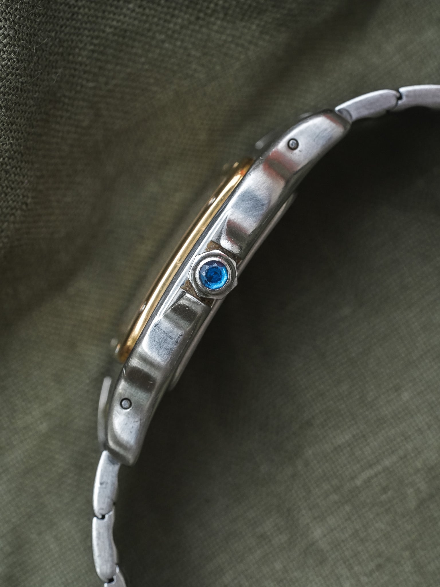 Cartier - Santos Galbée 1879 Acier Or 29mm - 1990s - Atelier Victor Paris - Vintage Watch Shop Dubai