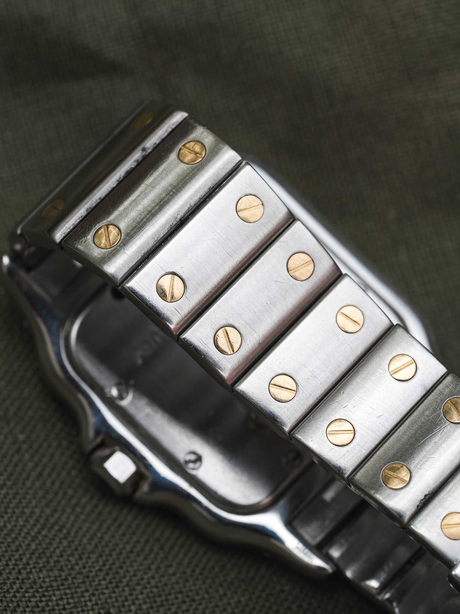 Cartier - Santos Galbée 1879 Acier Or 29mm - 1990s - Atelier Victor Paris - Vintage Watch Shop Dubai
