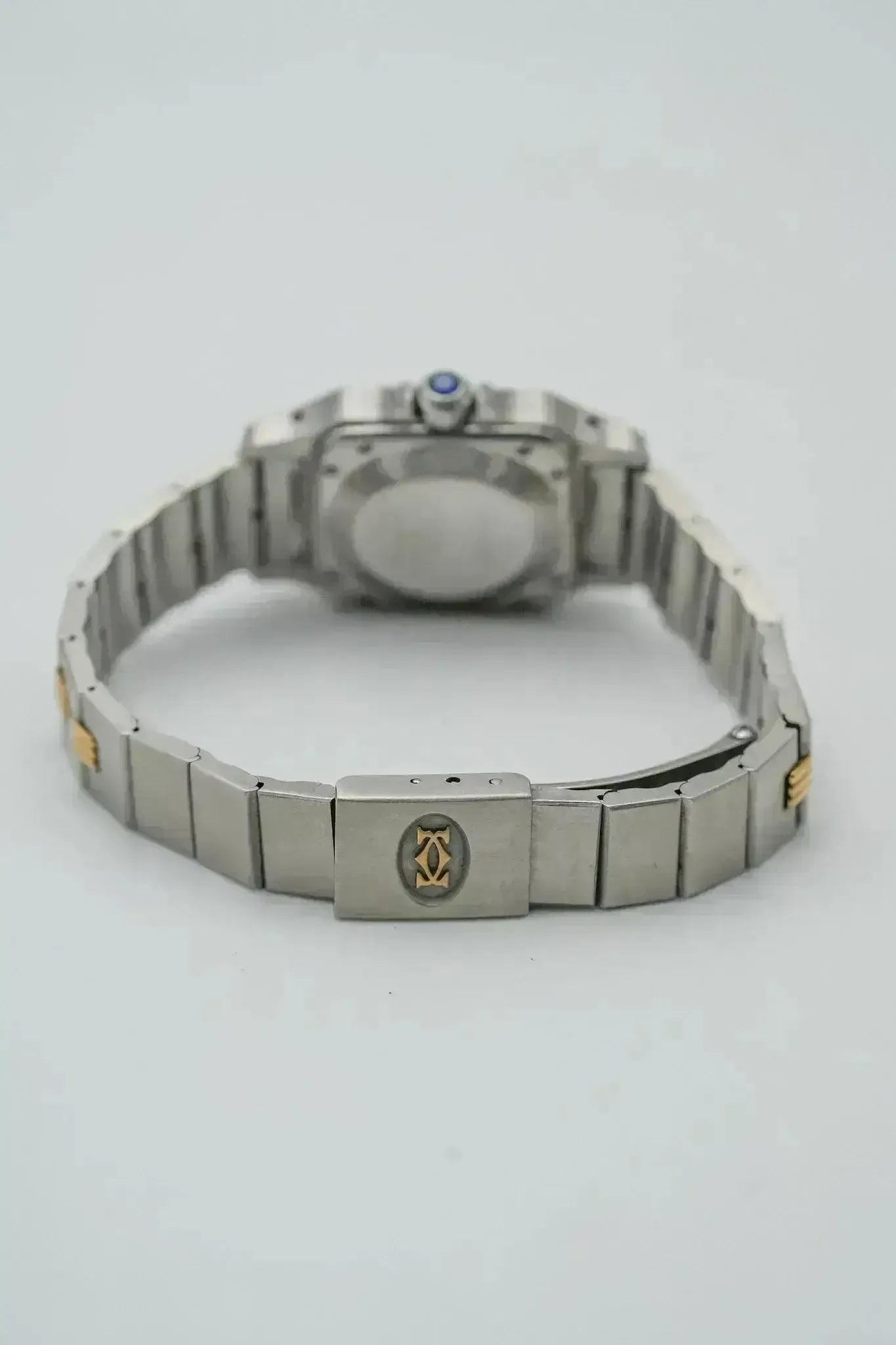 Cartier - Santos Godron 24mm acier or - 1980s - Atelier Victor