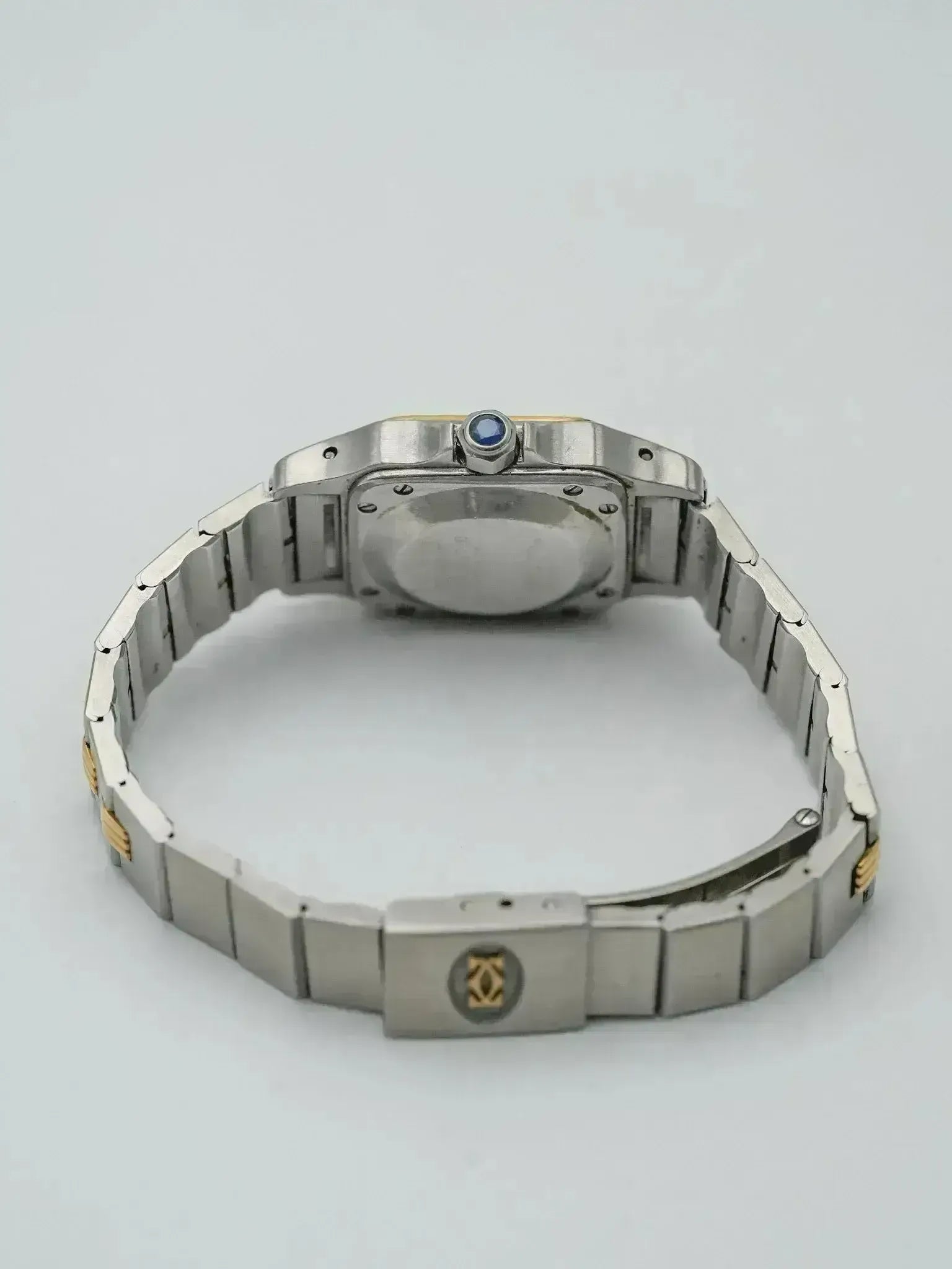 Cartier - Santos Godron 24mm acier or - 1980s - Atelier Victor