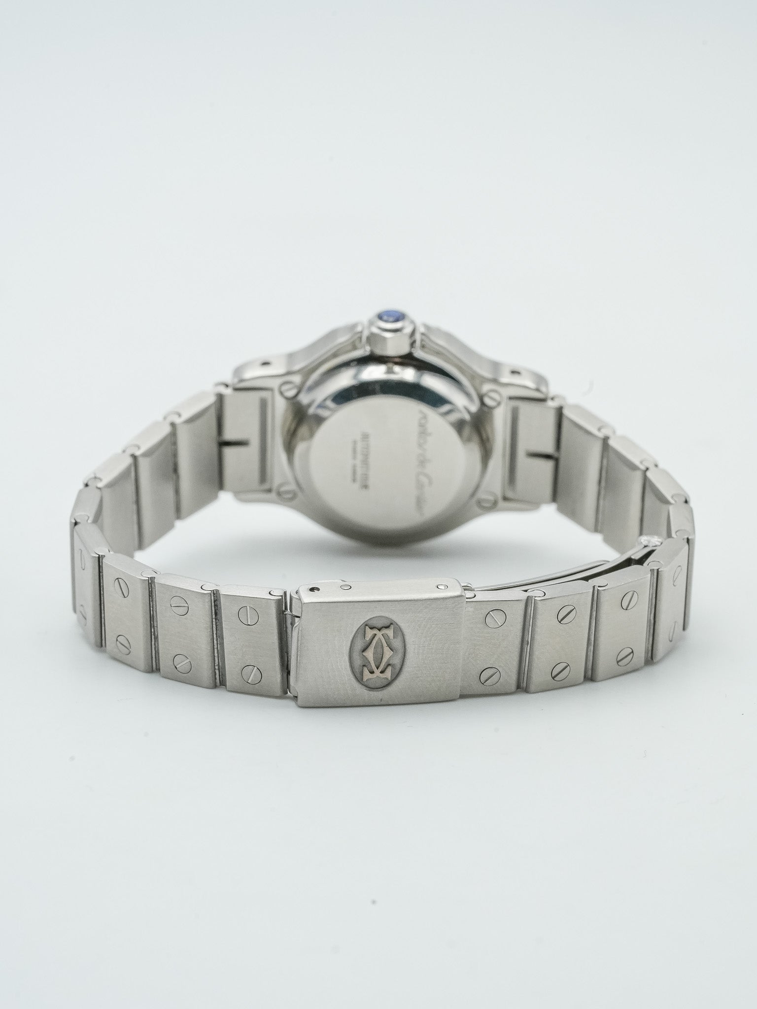 Cartier - Santos Octagon 24mm acier - 1980S - Atelier Victor Paris - Vintage Watch Shop Dubai