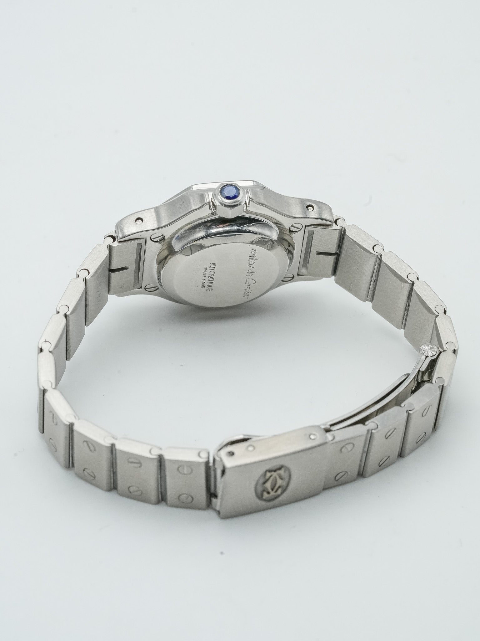 Cartier - Santos Octagon 24mm acier - 1980S - Atelier Victor Paris - Vintage Watch Shop Dubai