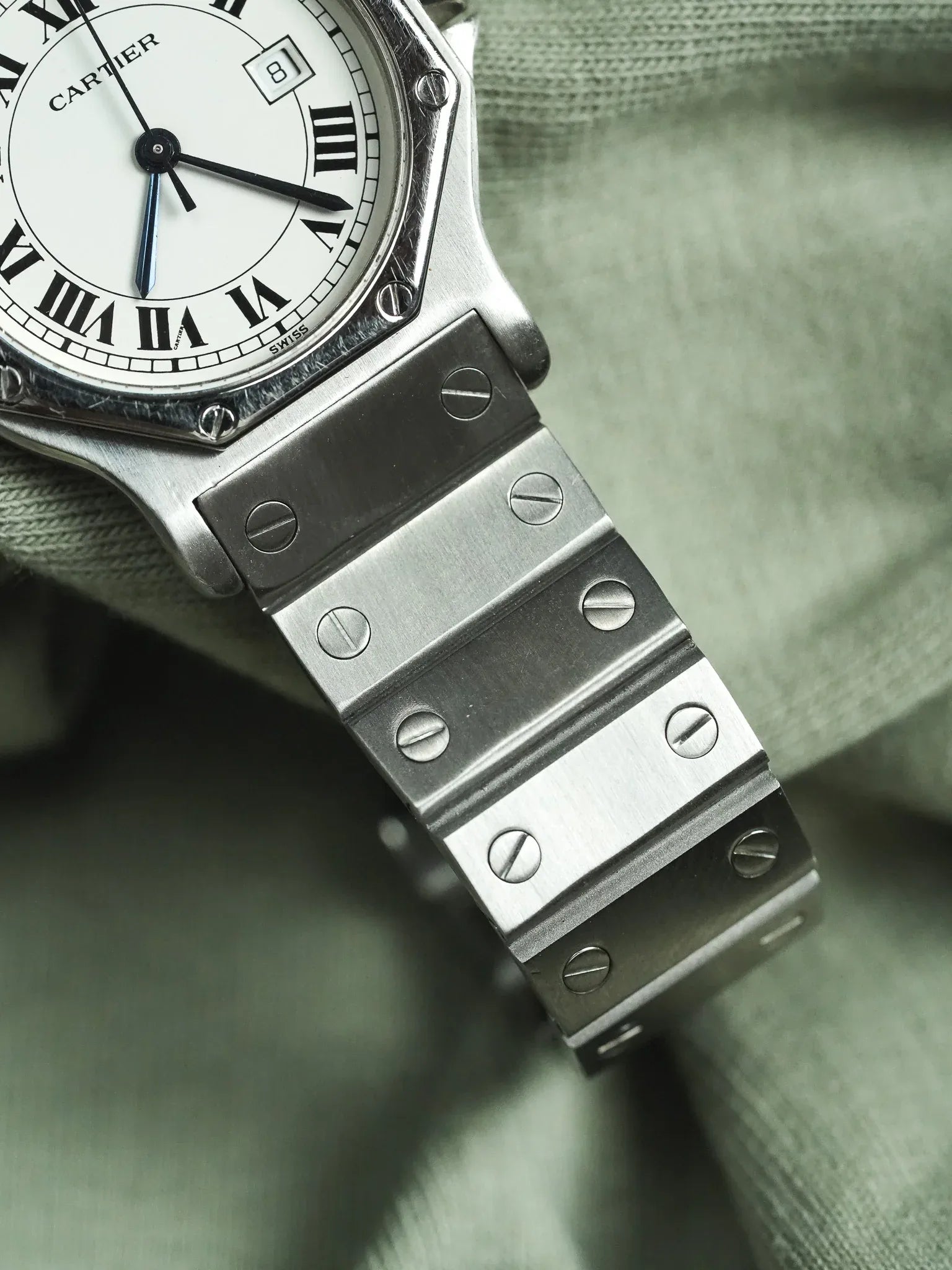 Cartier - Santos Octogonale 2965 Acier Automatique 29mm - 1980s - Atelier Victor