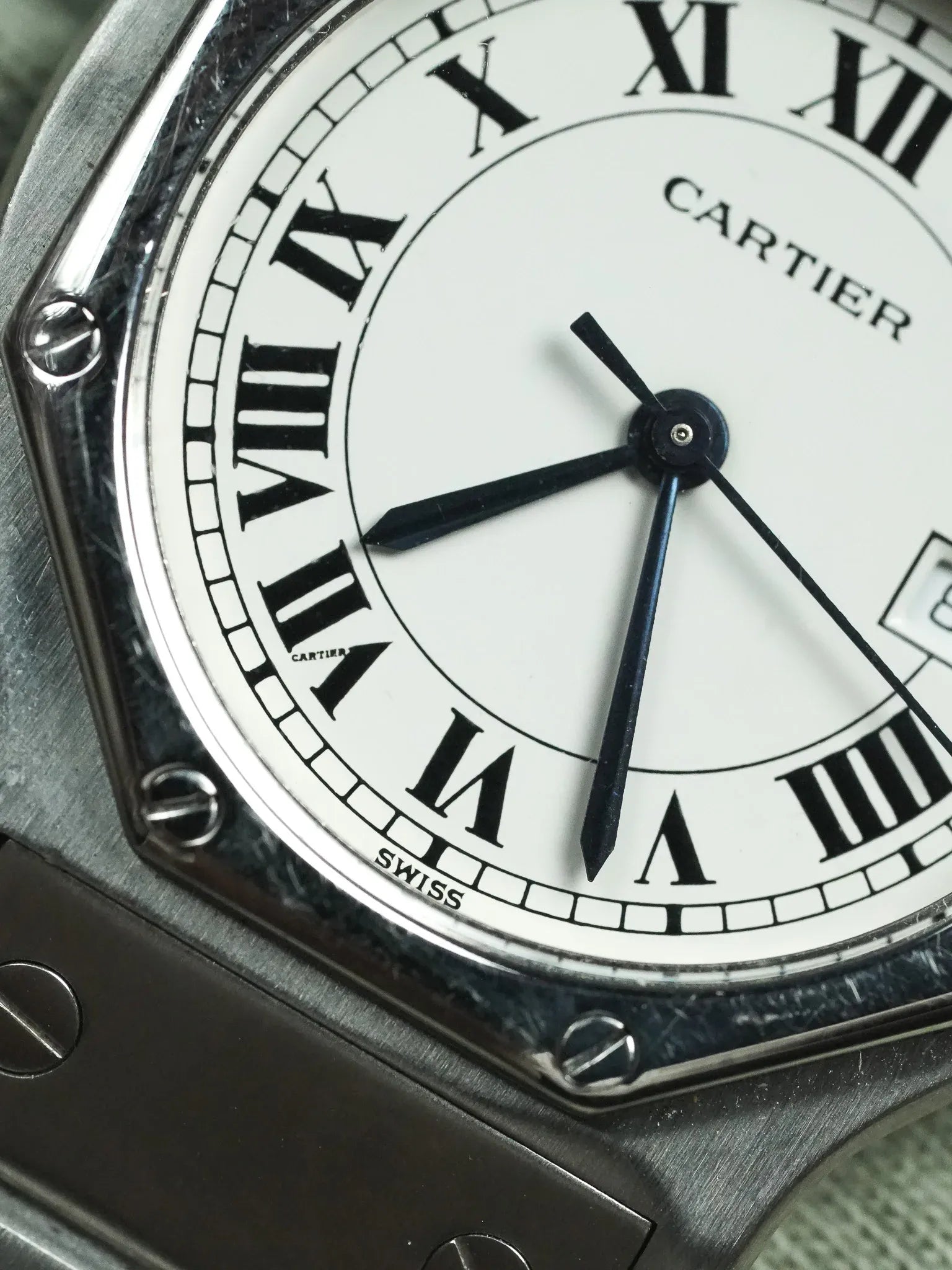 Cartier - Santos Octogonale 2965 Acier Automatique 29mm - 1980s - Atelier Victor