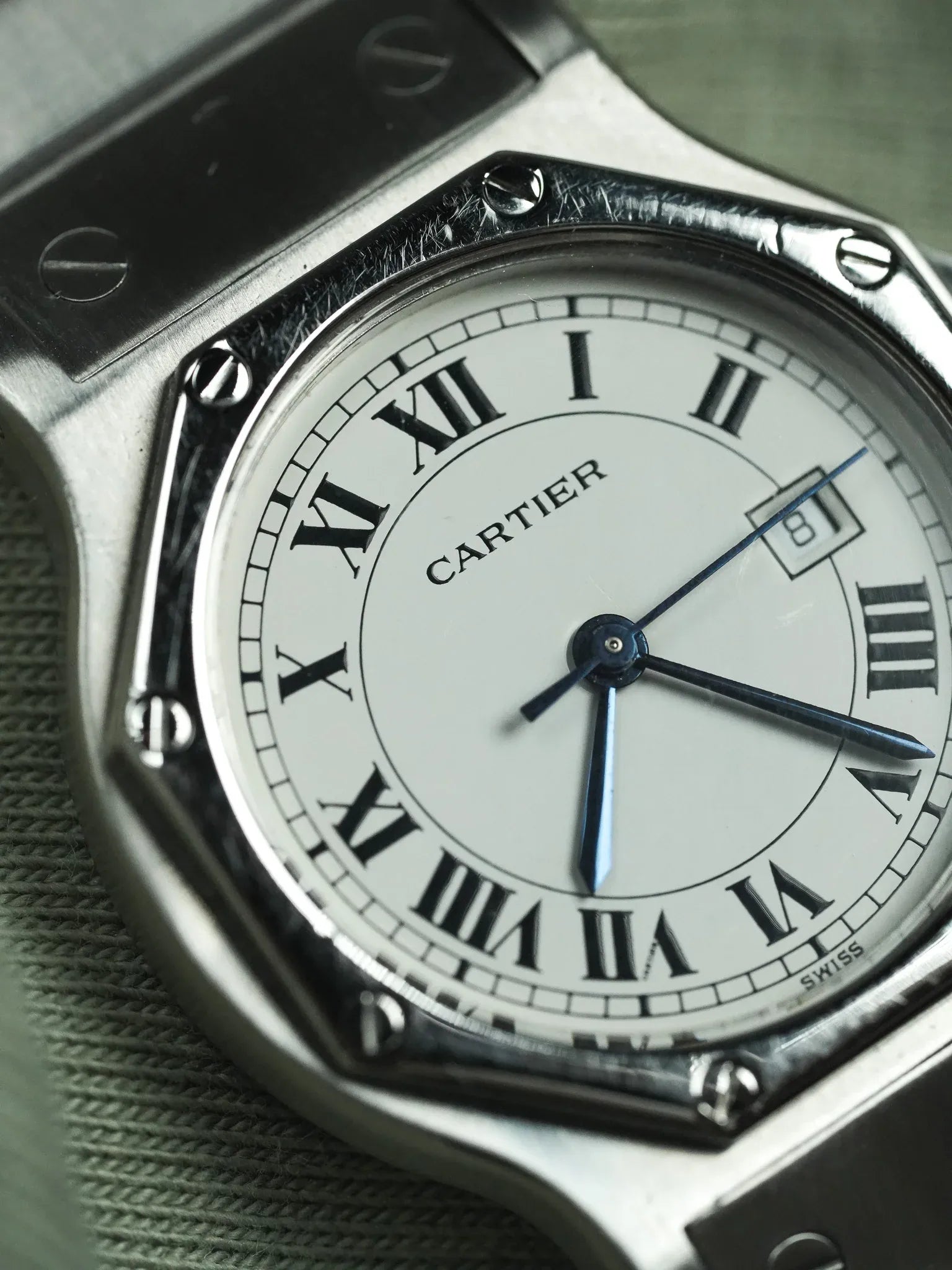Cartier - Santos Octogonale 2965 Acier Automatique 29mm - 1980s - Atelier Victor