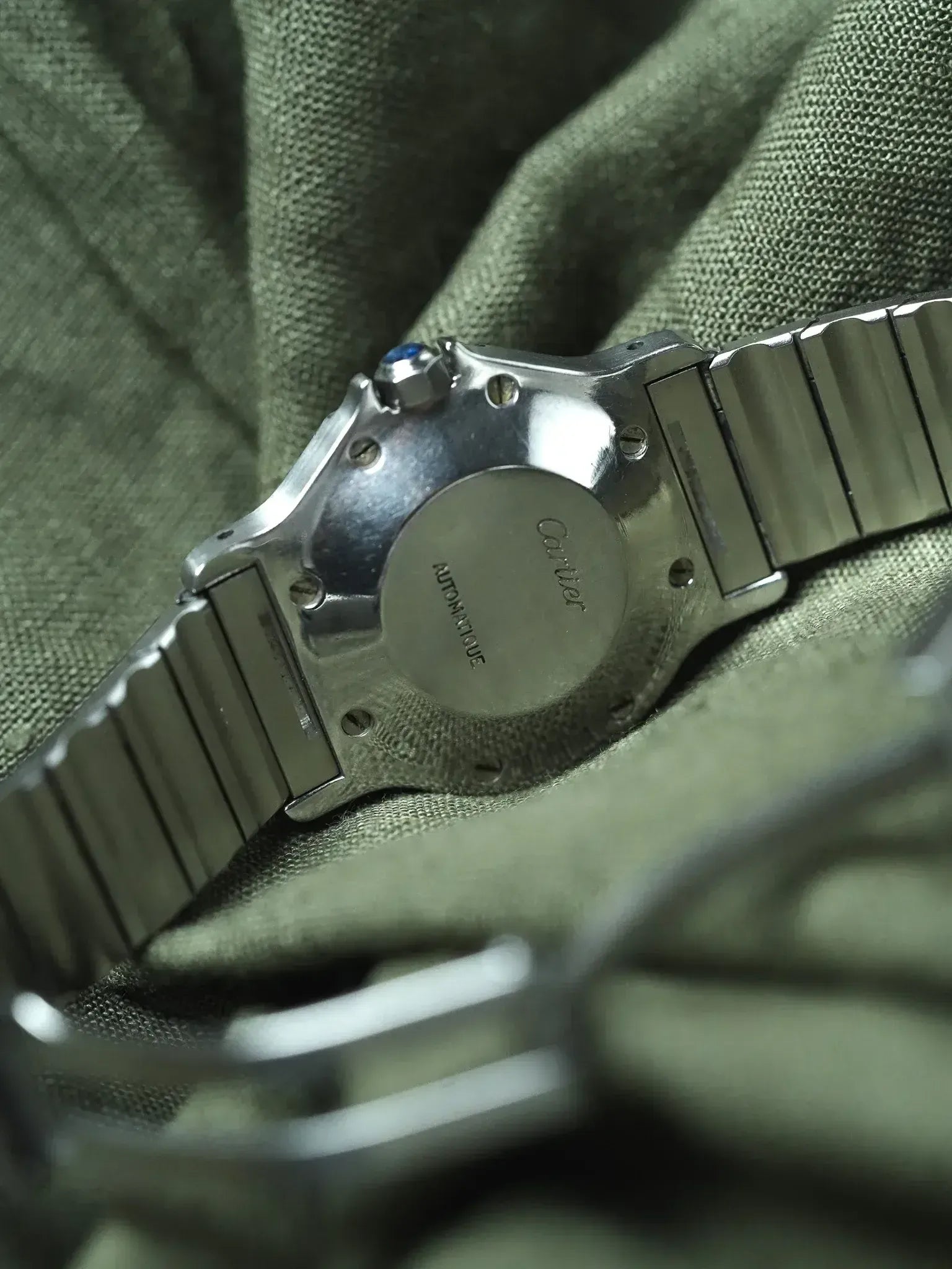 Cartier - Santos Octogonale 2965 Acier Automatique 29mm - Boite & Papier - 1980s - Atelier Victor