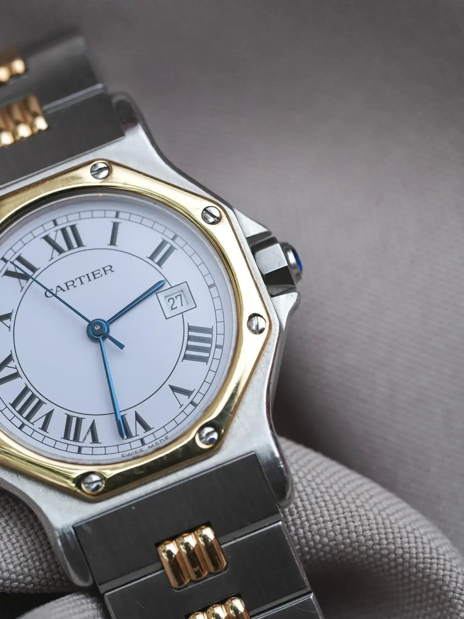 Cartier - Santos Octogonale 2965 Godron Automatique 29mm - 1990s - Atelier Victor