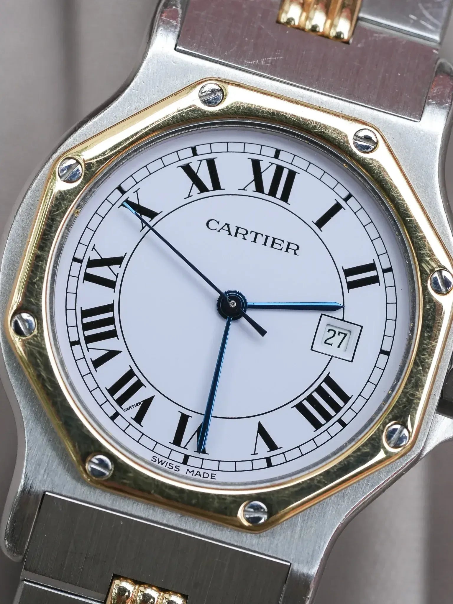 Cartier - Santos Octogonale 2965 Godron Automatique 29mm - 1990s - Atelier Victor