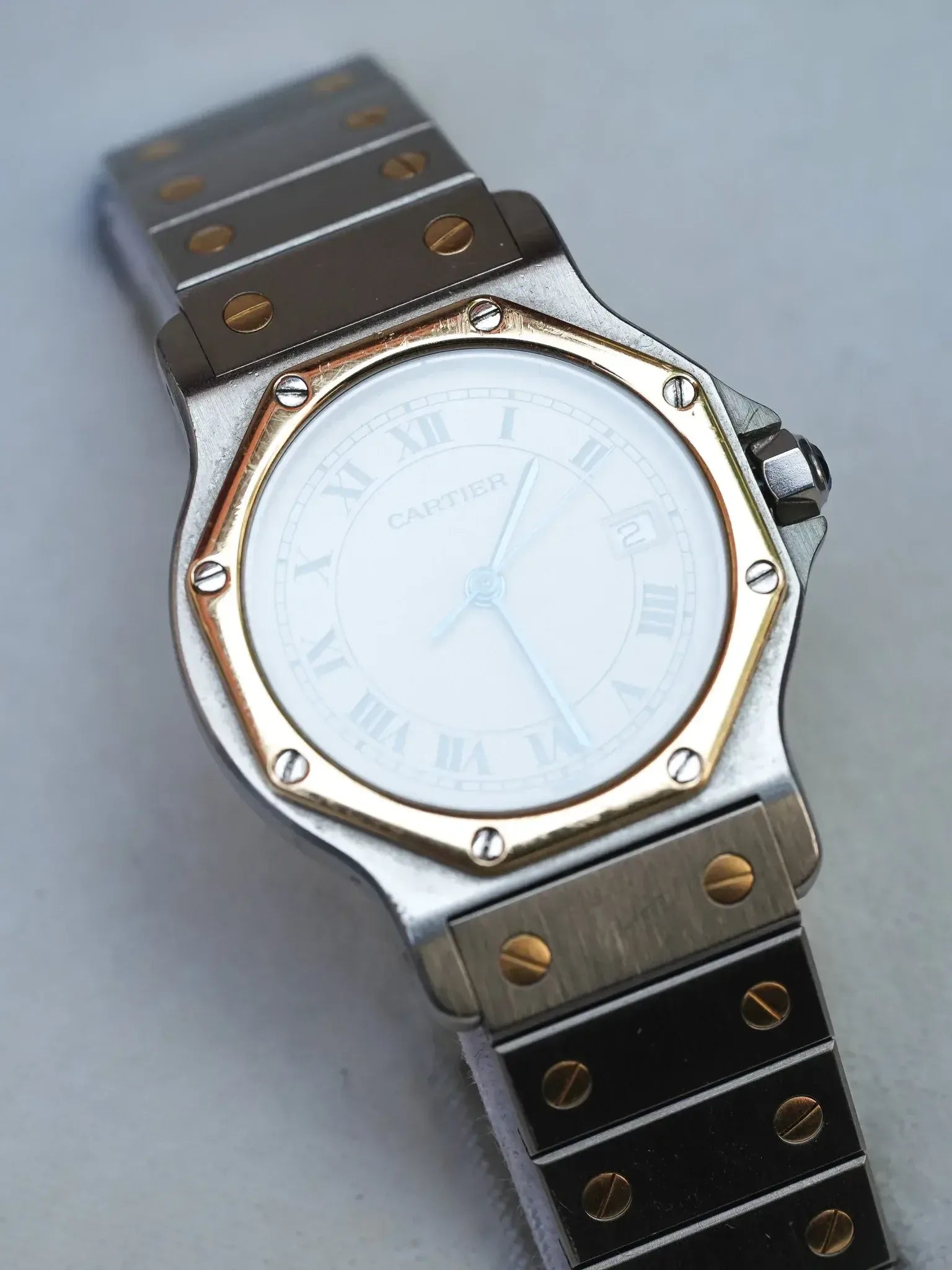 Cartier - Santos Octogonale 29mm Acier Or Quartz - Boite & Documentation - 1990s - Atelier Victor