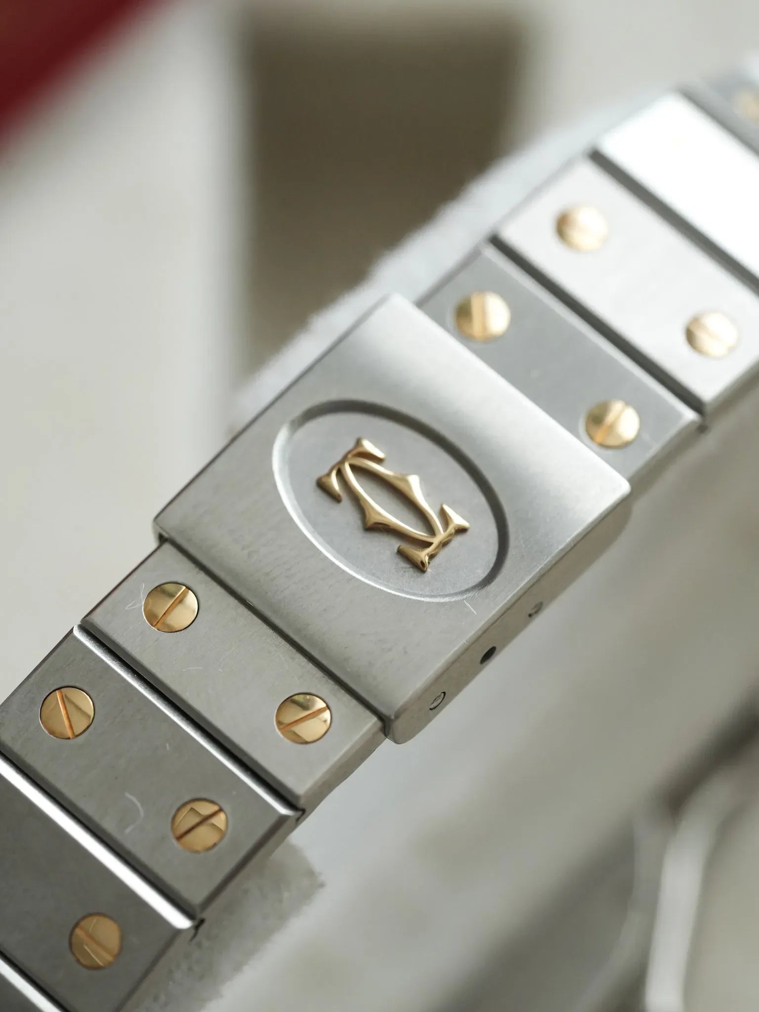 Cartier - Santos Octogonale 29mm Acier Or Quartz - Boite & Papier - 1989 - Atelier Victor