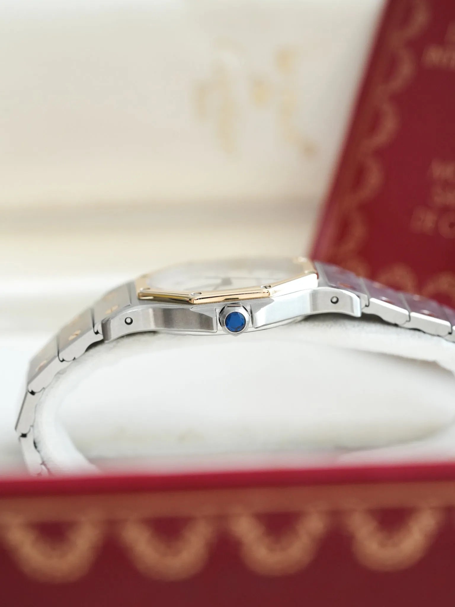 Cartier - Santos Octogonale 29mm Acier Or Quartz - Boite & Papier - 1989 - Atelier Victor Paris - Vintage Watch Shop Dubai