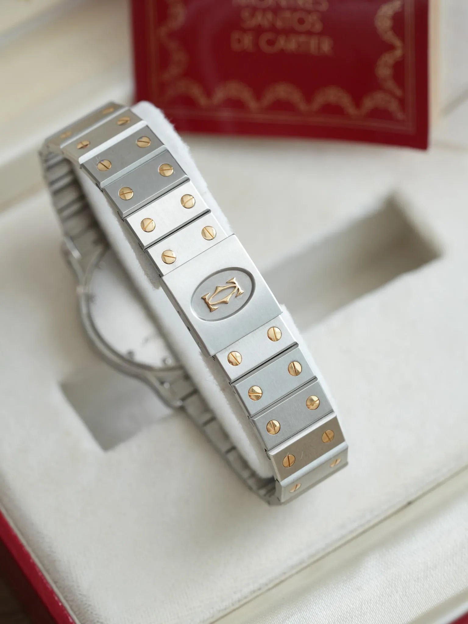Cartier - Santos Octogonale 29mm Acier Or Quartz - Boite & Papier - 1989 - Atelier Victor Paris - Vintage Watch Shop Dubai