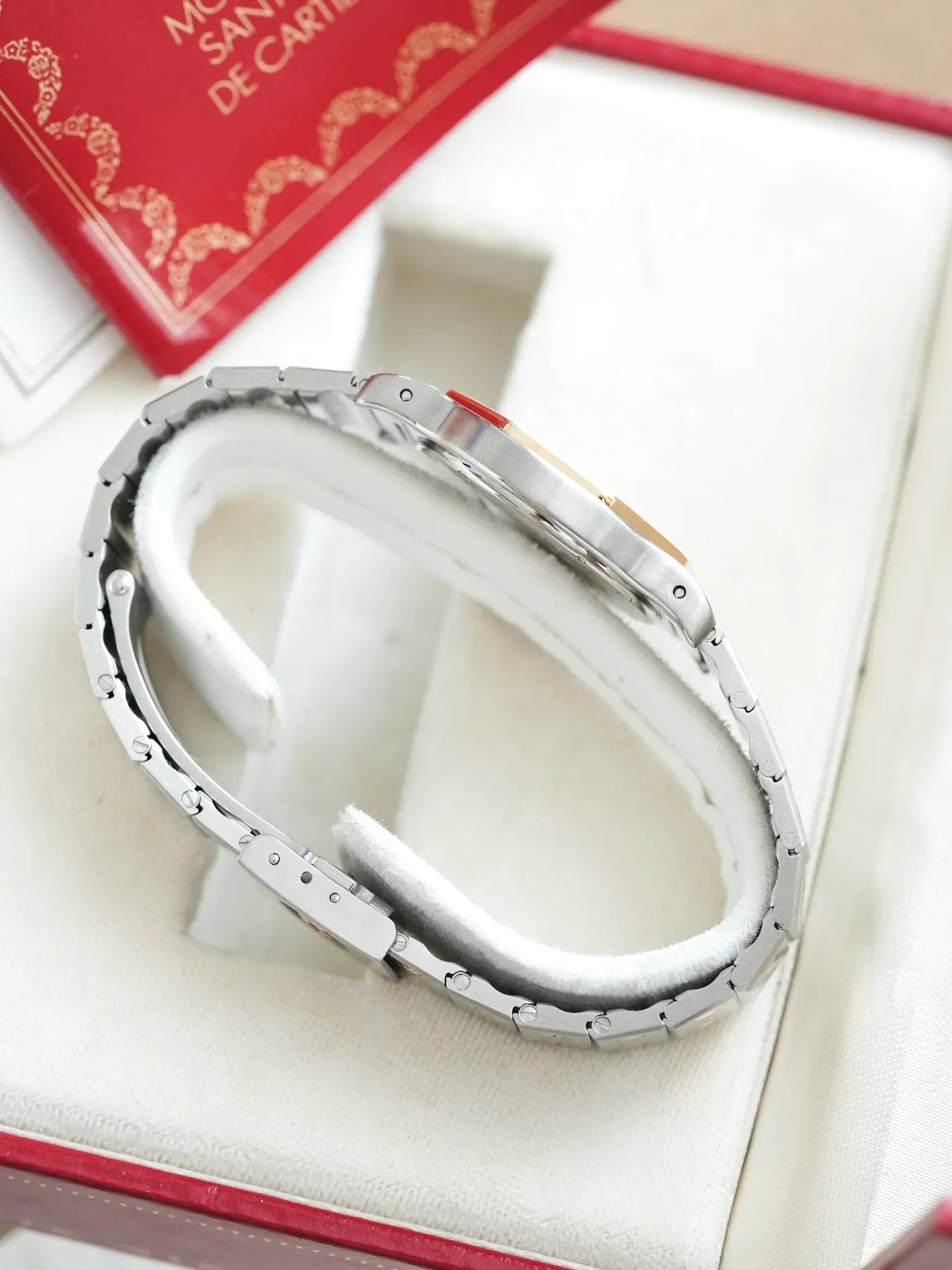 Cartier - Santos Octogonale 29mm Acier Or Quartz - Boite & Papier - 1989 - Atelier Victor - Vintage Shop