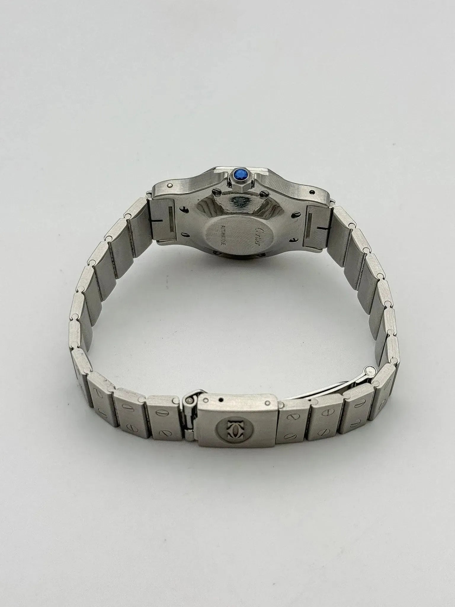 Cartier - Santos Octogonale acier 30mm automatique - boite - 1980s - Atelier Victor - Vintage Shop