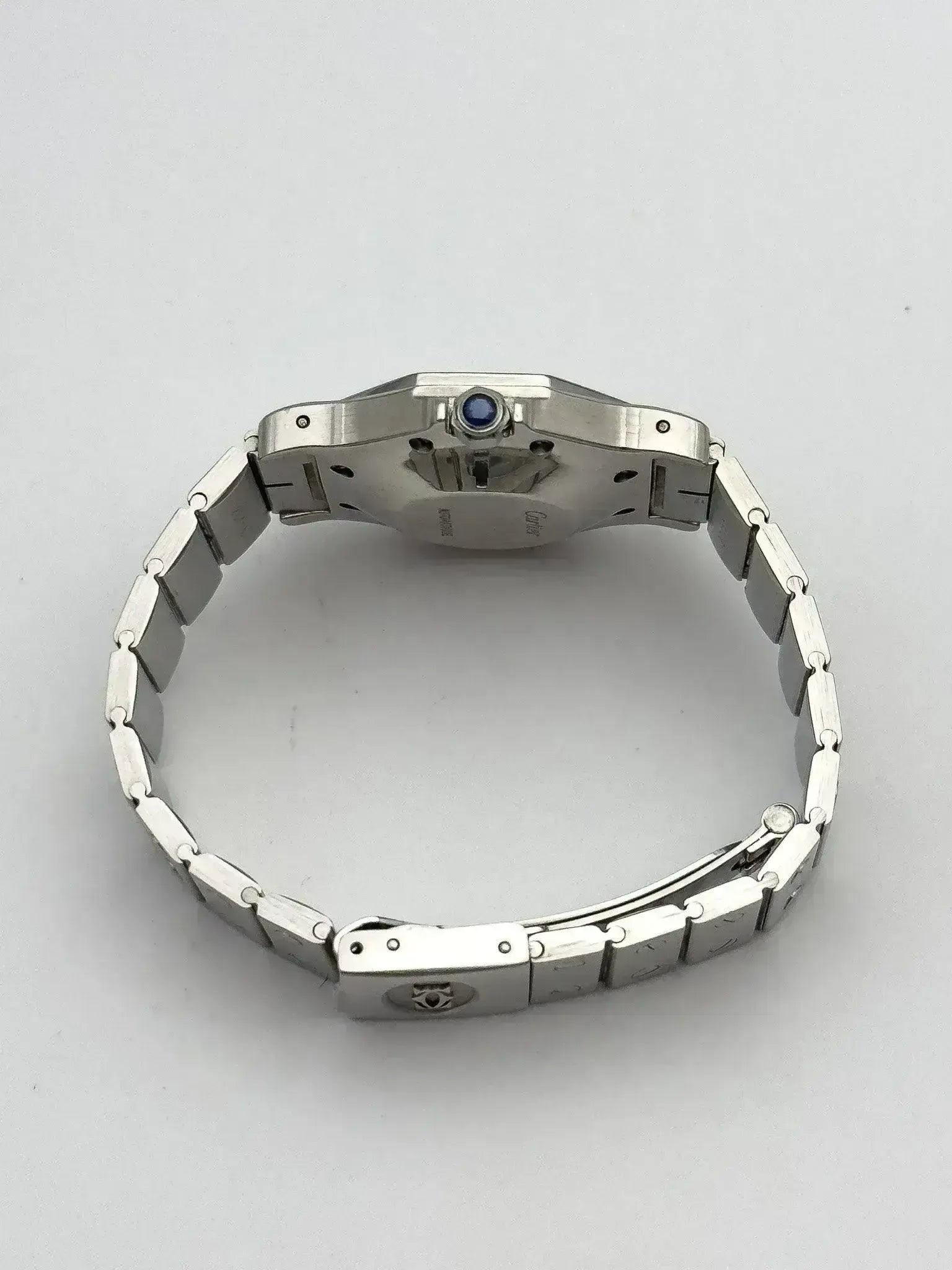 Cartier - Santos Octogonale Acier 30mm Large automatique - boite - 1980s - Atelier Victor