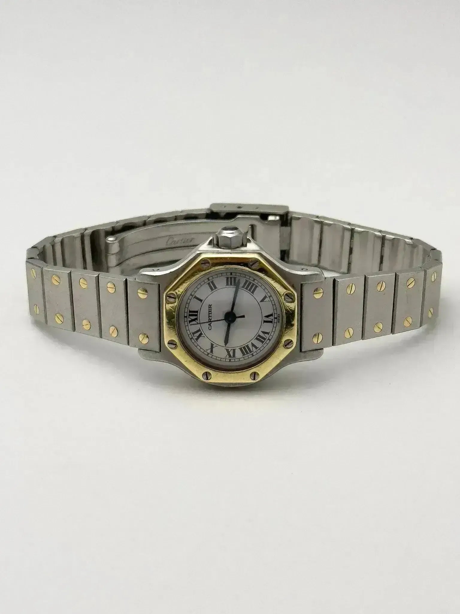 Cartier - Santos Octogonale Acier Or 24mm - 1980s - Atelier Victor