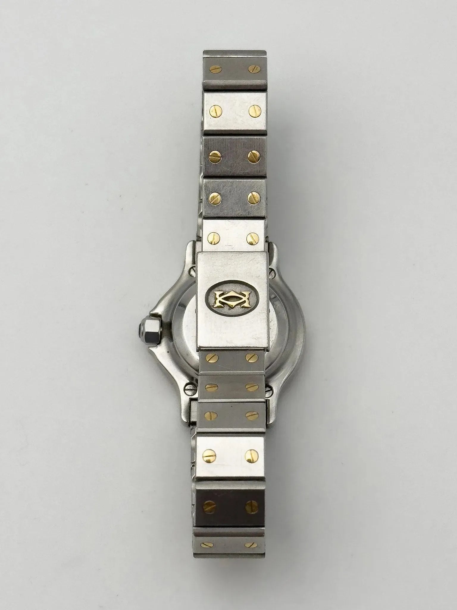 Cartier - Santos Octogonale Acier Or 24mm - 1980s - Atelier Victor - Vintage Shop