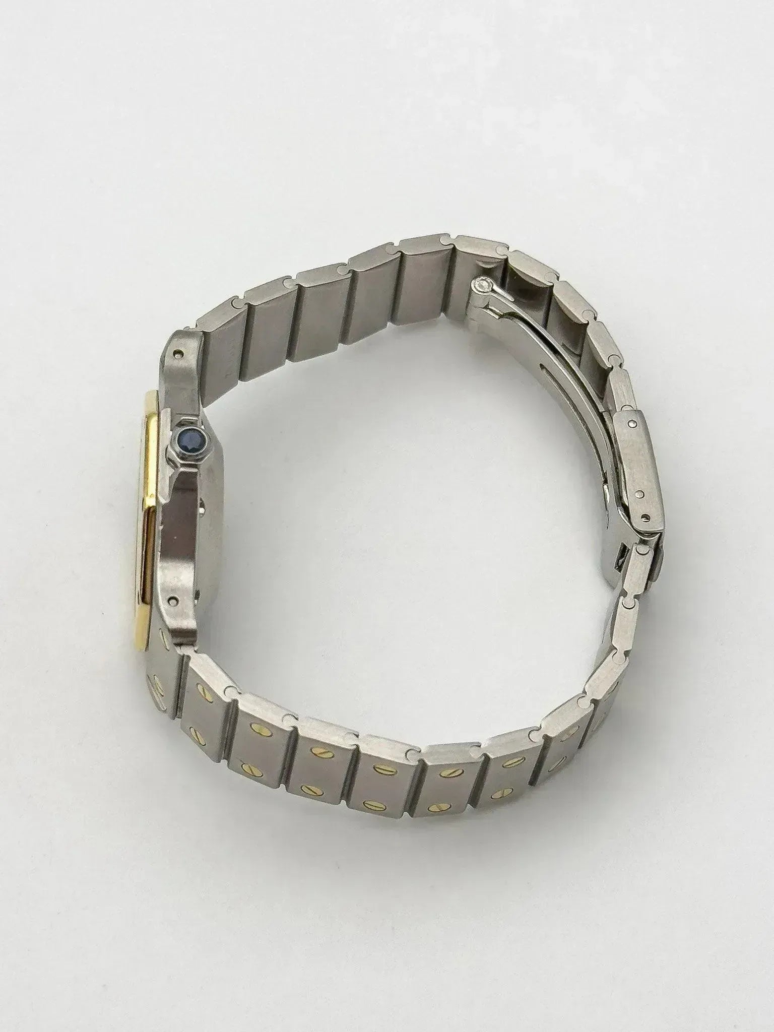 Cartier - Santos Octogonale acier or auto 30mm - 1980s - Atelier Victor