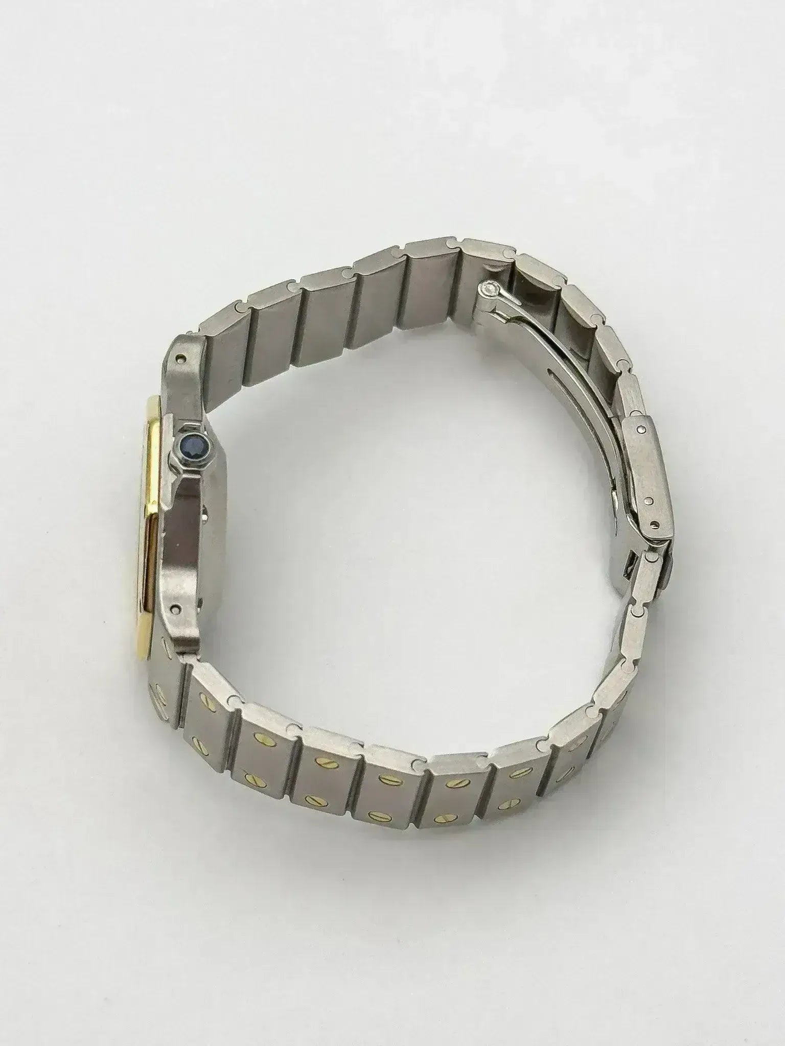 Cartier - Santos Octogonale acier or auto 30mm - 1980s - Atelier Victor