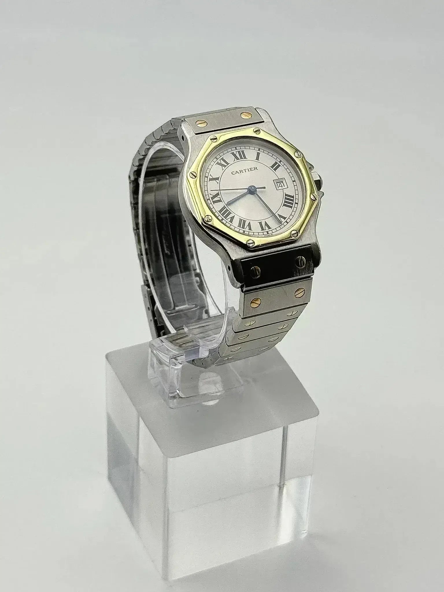 Cartier - Santos Octogonale Automatique acier or - 1990S - Atelier Victor