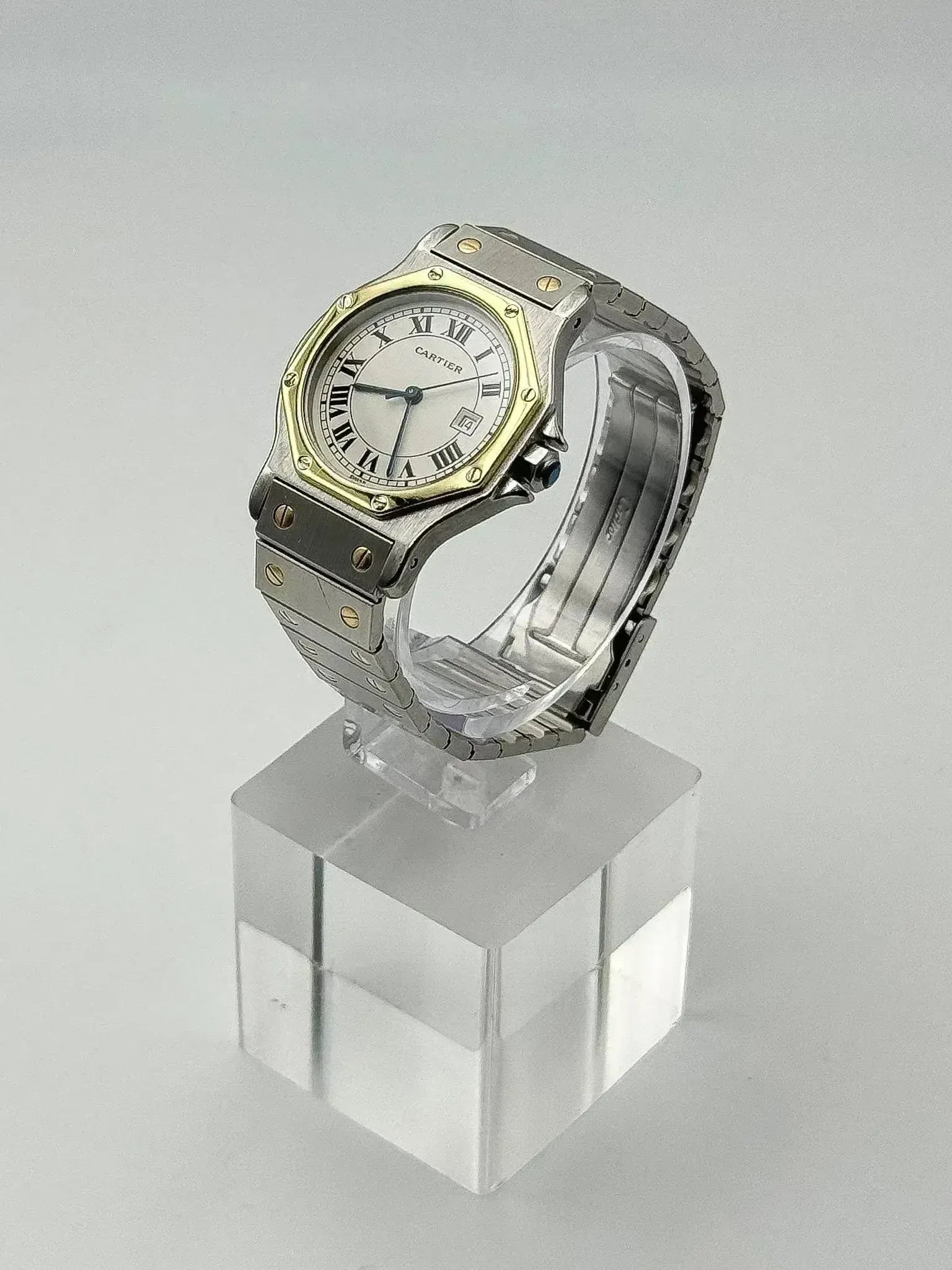 Cartier - Santos Octogonale Automatique acier or - 1990S - Atelier Victor