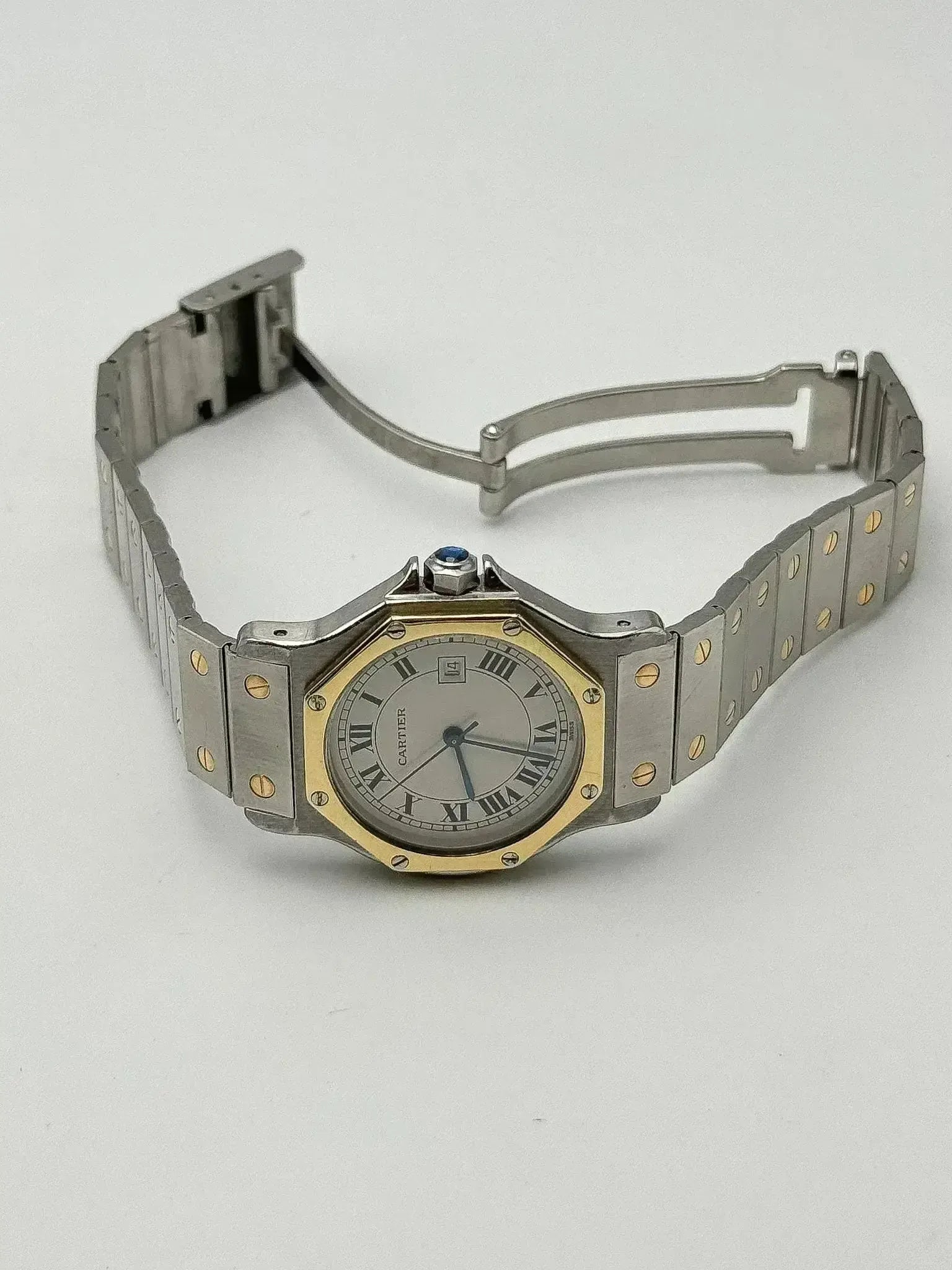 Cartier - Santos Octogonale Automatique acier or - 1990S - Atelier Victor