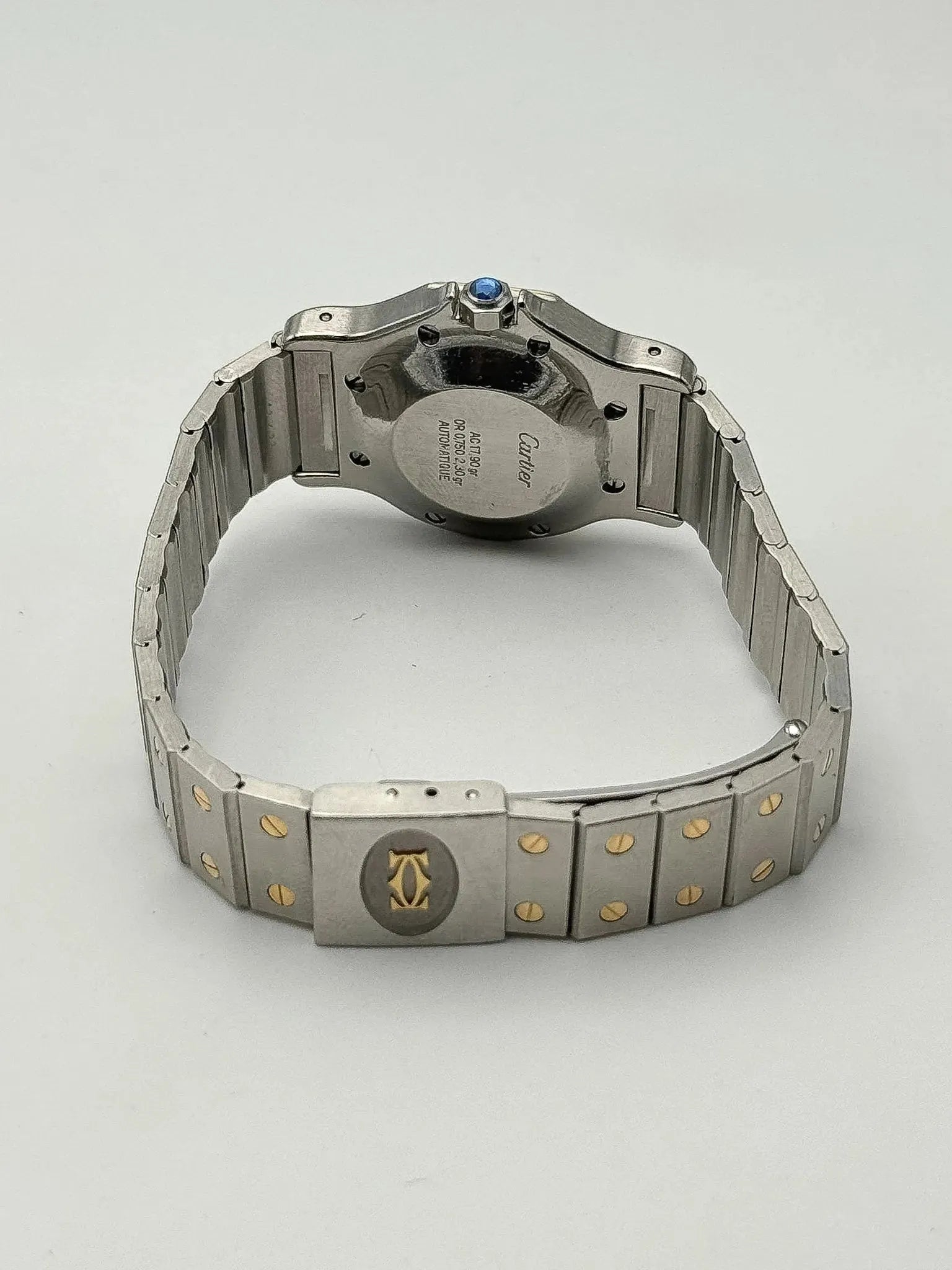 Cartier - Santos Octogonale Automatique acier or - 1990S - Atelier Victor Paris - Vintage Watch Shop Dubai