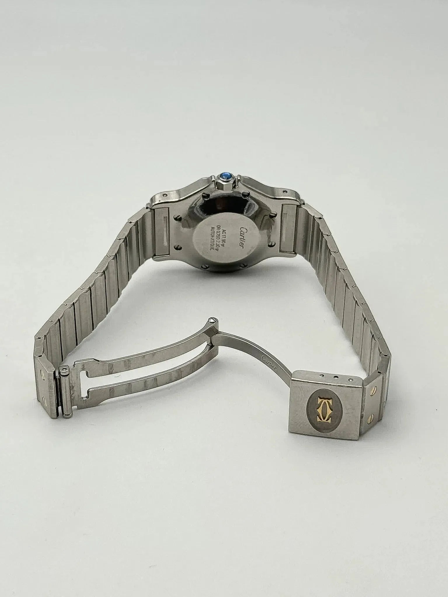 Cartier - Santos Octogonale Automatique acier or - 1990S - Atelier Victor - Vintage Shop