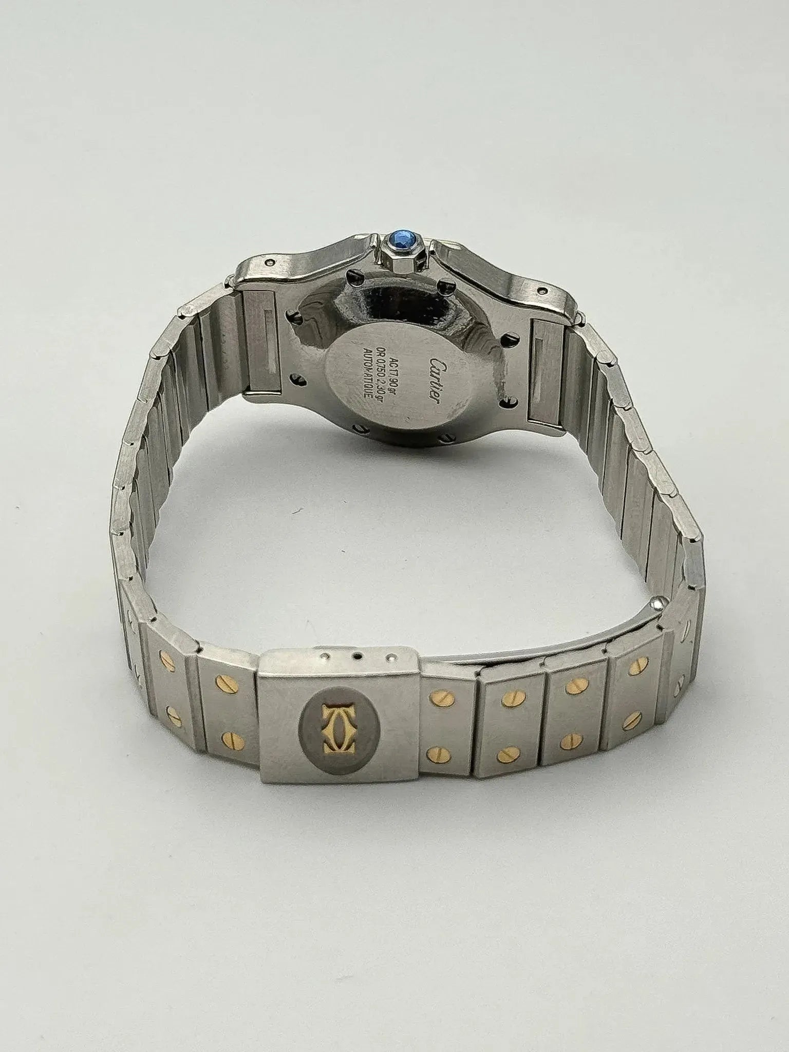 Cartier - Santos Octogonale Automatique acier or - 1990S - Atelier Victor - Vintage Shop