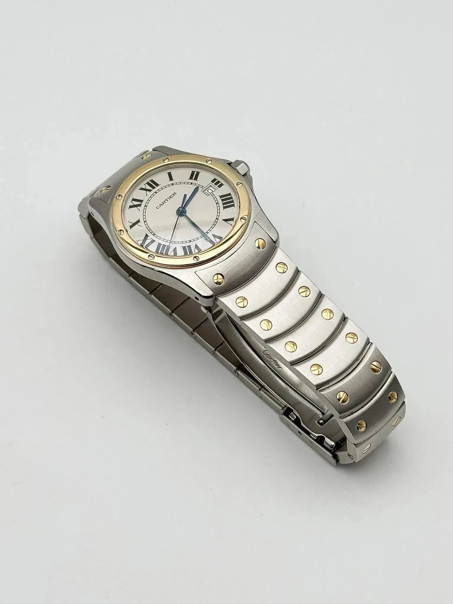 Cartier - Santos Ronde Acier Or 18k 30mm - 2000S - Atelier Victor