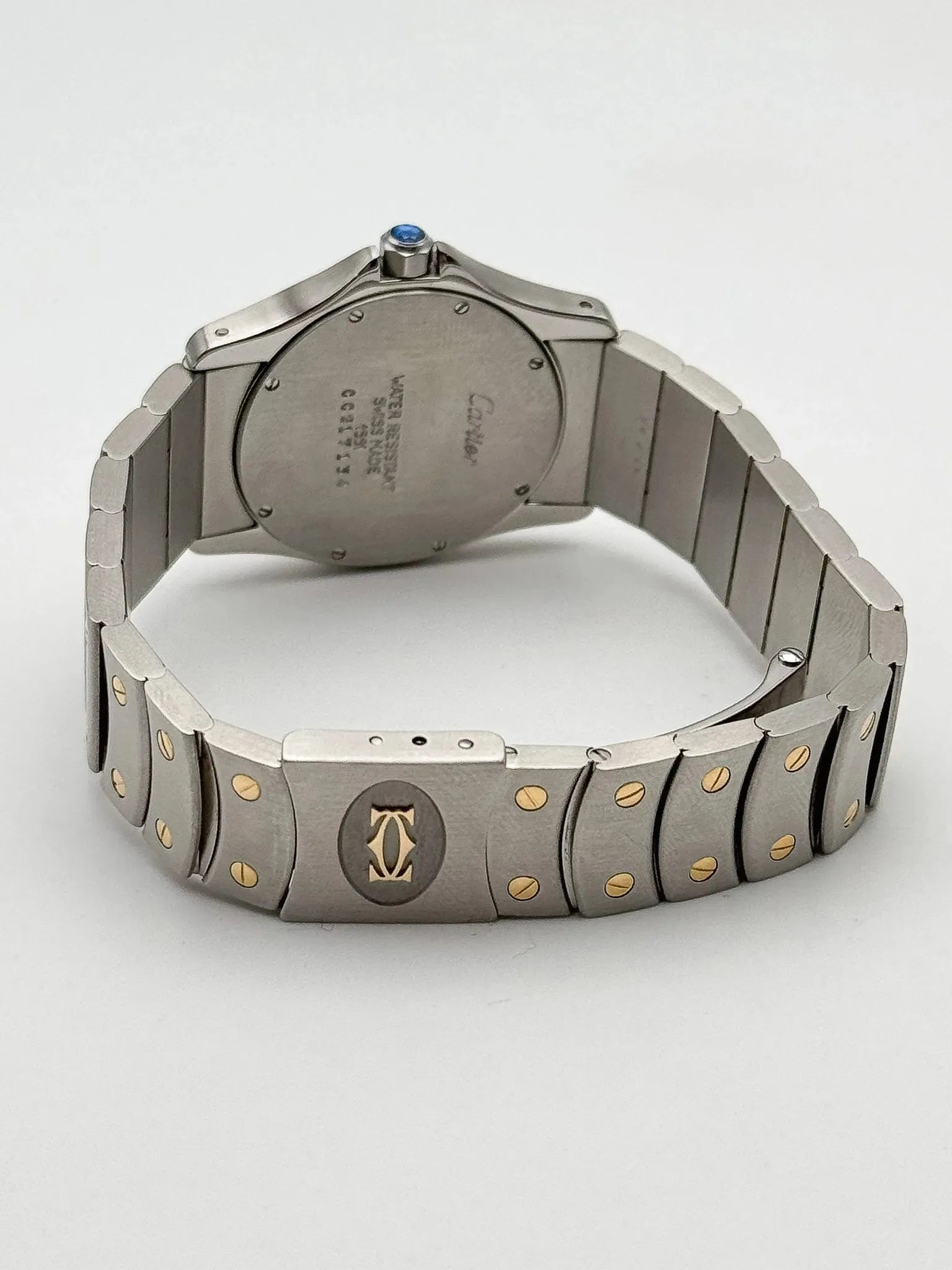 Cartier - Santos Ronde Acier Or 18k 30mm - 2000S - Atelier Victor - Vintage Shop
