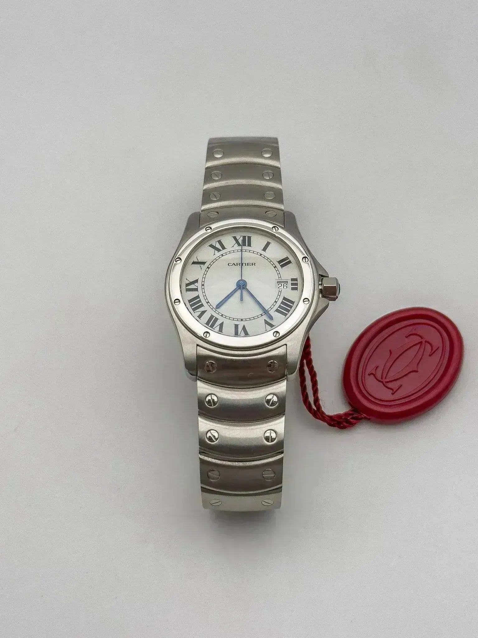 Cartier - Santos Ronde acier or - 2000s - Atelier Victor