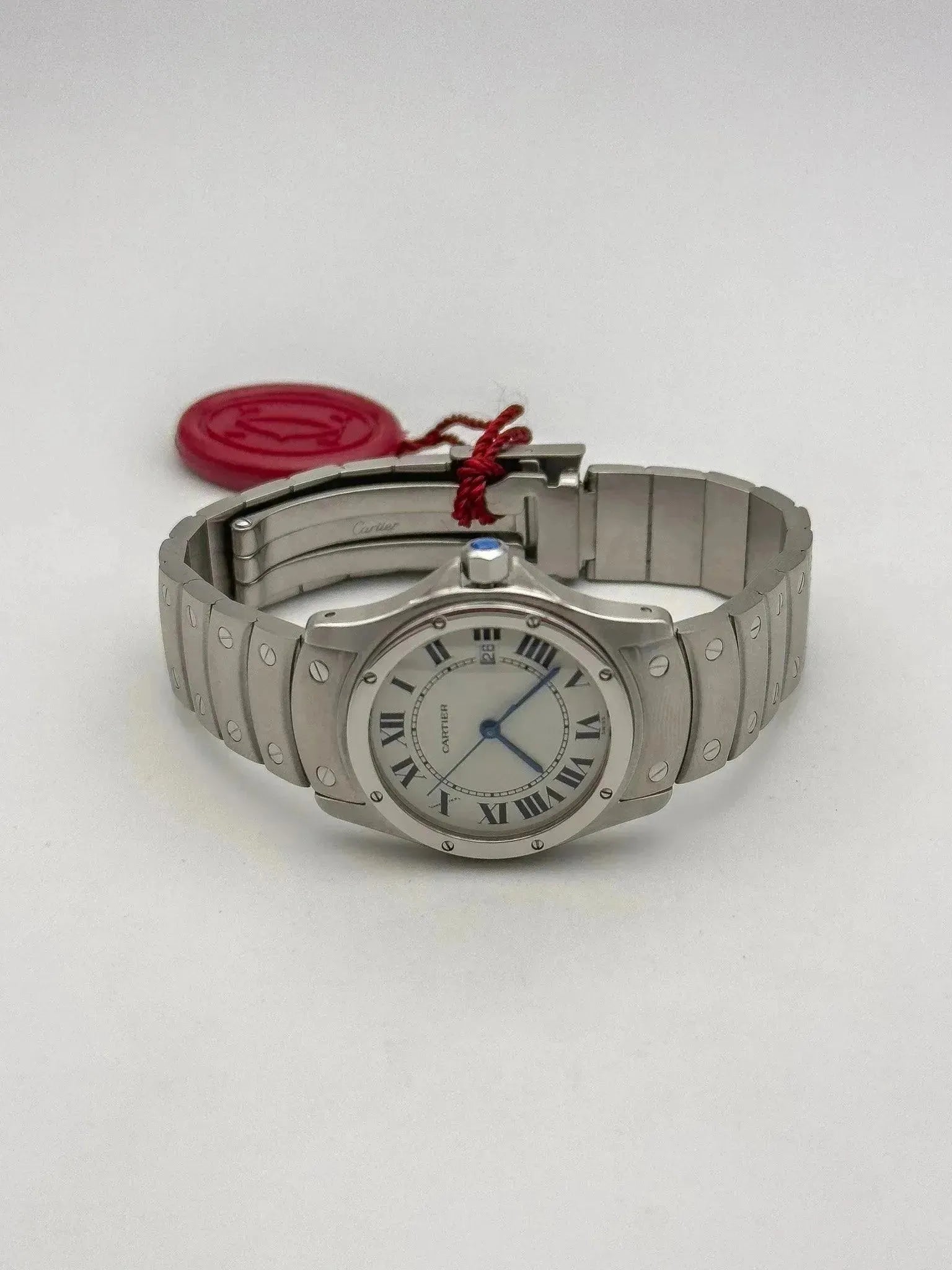 Cartier - Santos Ronde acier or - Atelier Victor Paris - Vintage Watch Shop Dubai