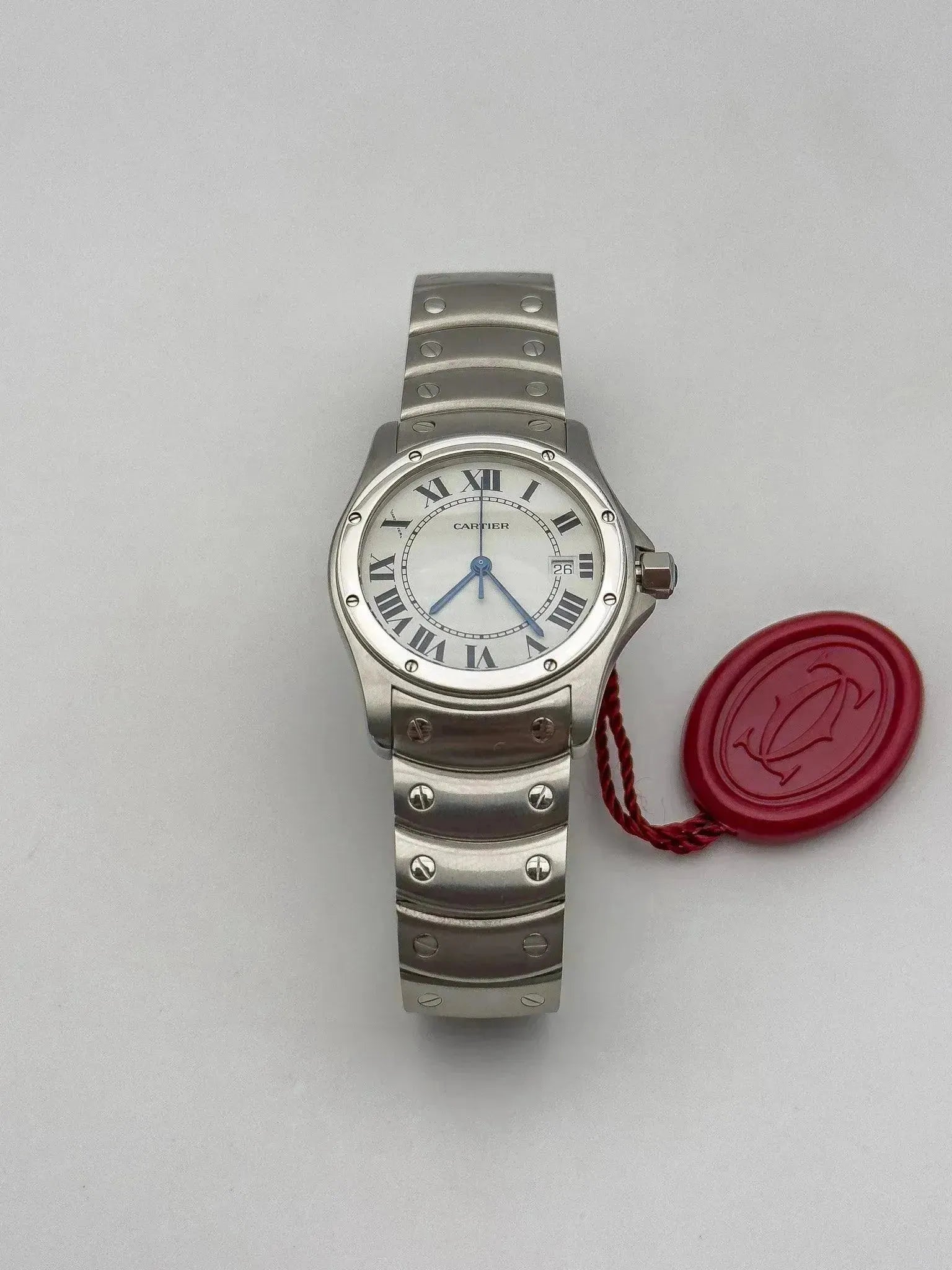 Cartier - Santos Ronde acier or - Atelier Victor Paris - Vintage Watch Shop Dubai