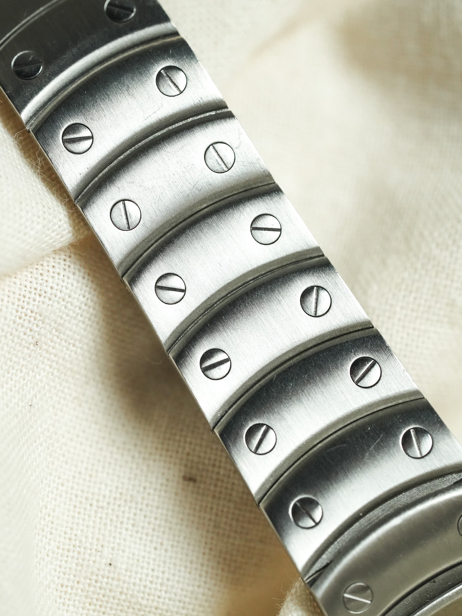Cartier - Santos Ronde GM Acier référence 1561 - 1990s - Atelier Victor - Vintage Shop