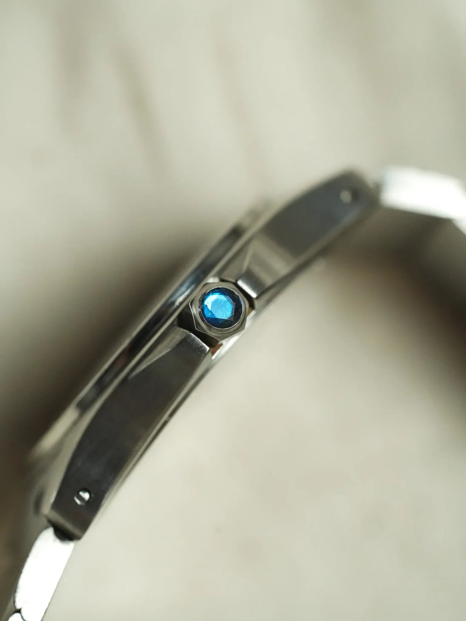Cartier - Santos Ronde GM Acier référence 1561 - 1990s - Atelier Victor - Vintage Shop