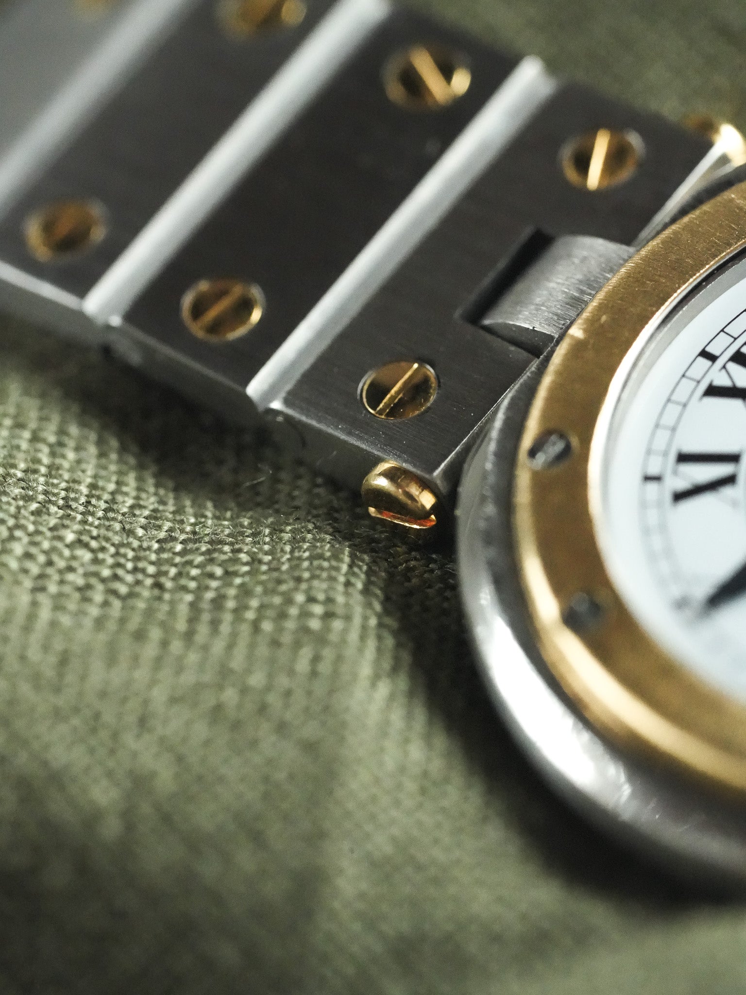 Cartier - Santos Vendome 8191 GM Acier Or - 1980s - Atelier Victor - Vintage Shop