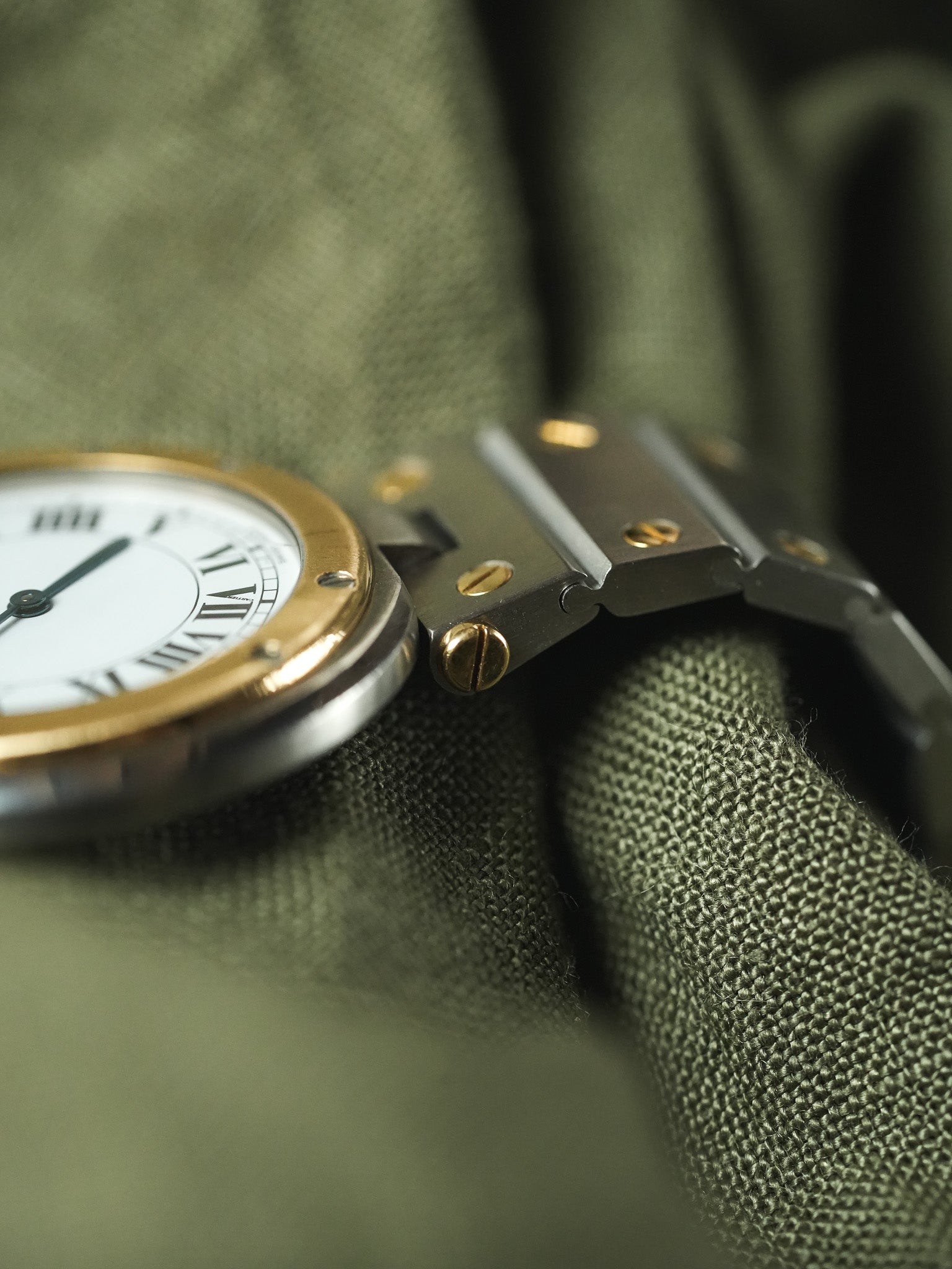 Cartier - Santos Vendome 8191 GM Acier Or - 1980s - Atelier Victor - Vintage Shop
