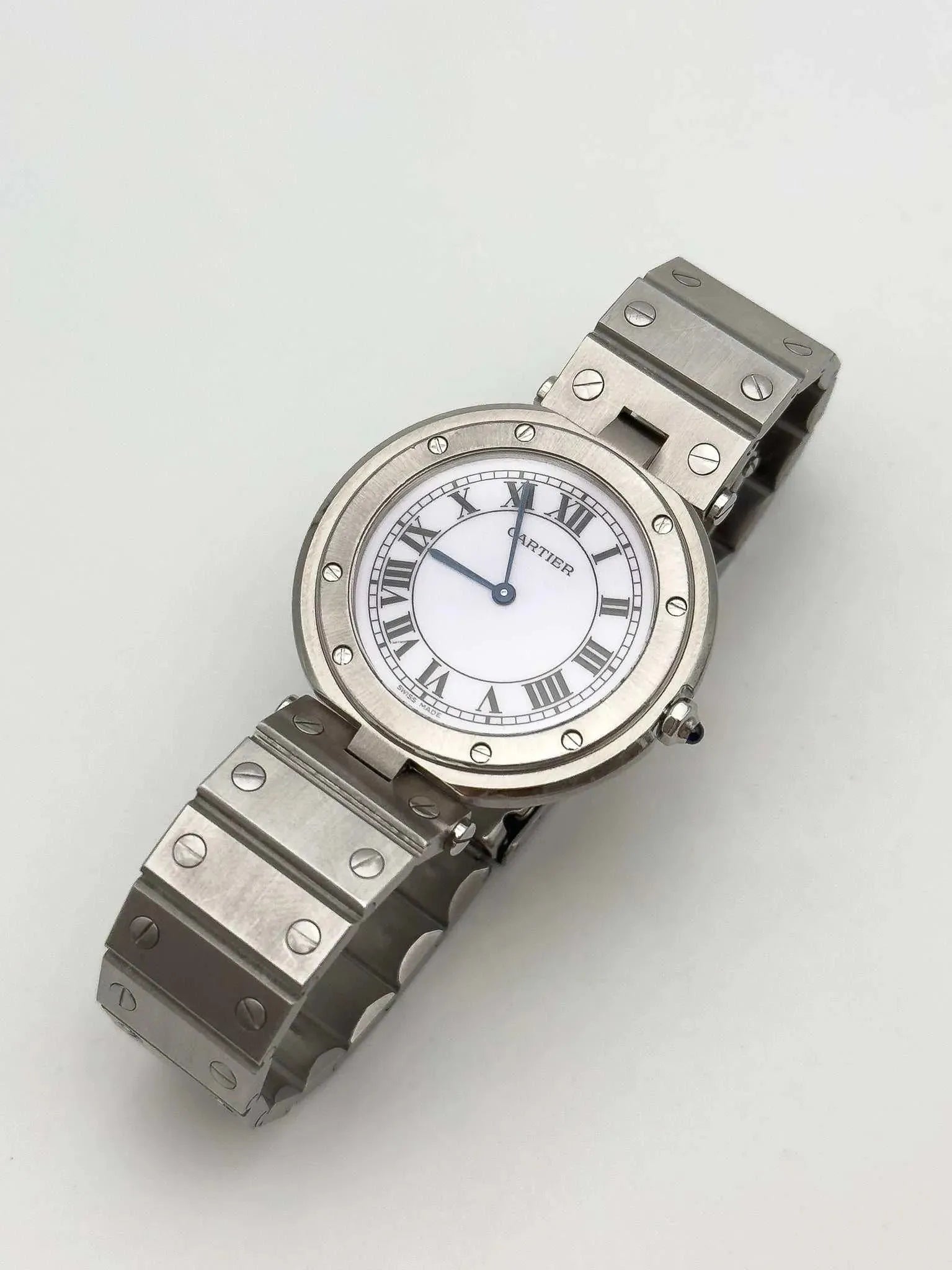 Cartier - Santos Vendome Acier Large - 1980s - Atelier Victor Paris - Vintage Watch Shop Dubai