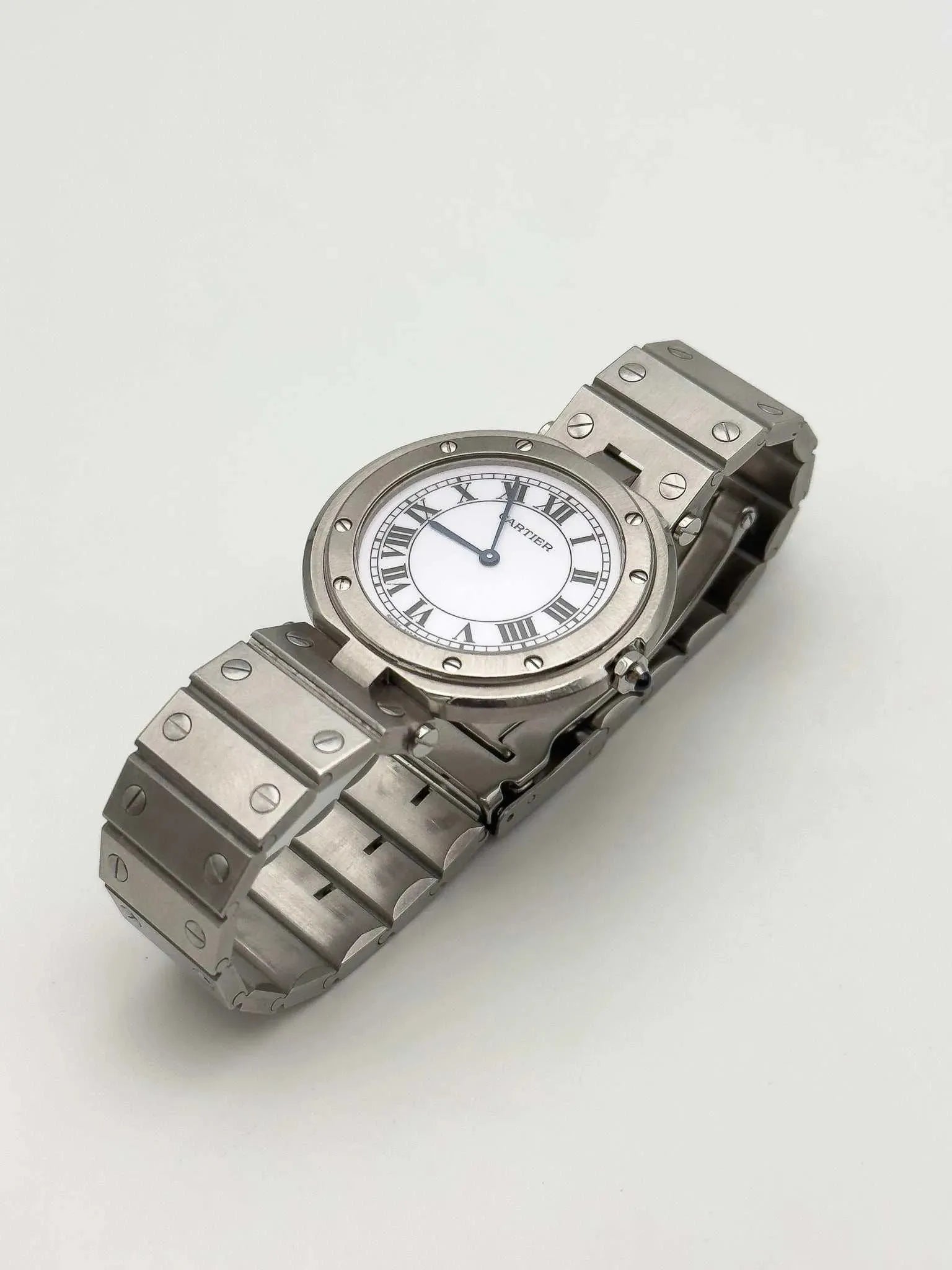 Cartier - Santos Vendome Acier Large - 1980s - Atelier Victor Paris - Vintage Watch Shop Dubai