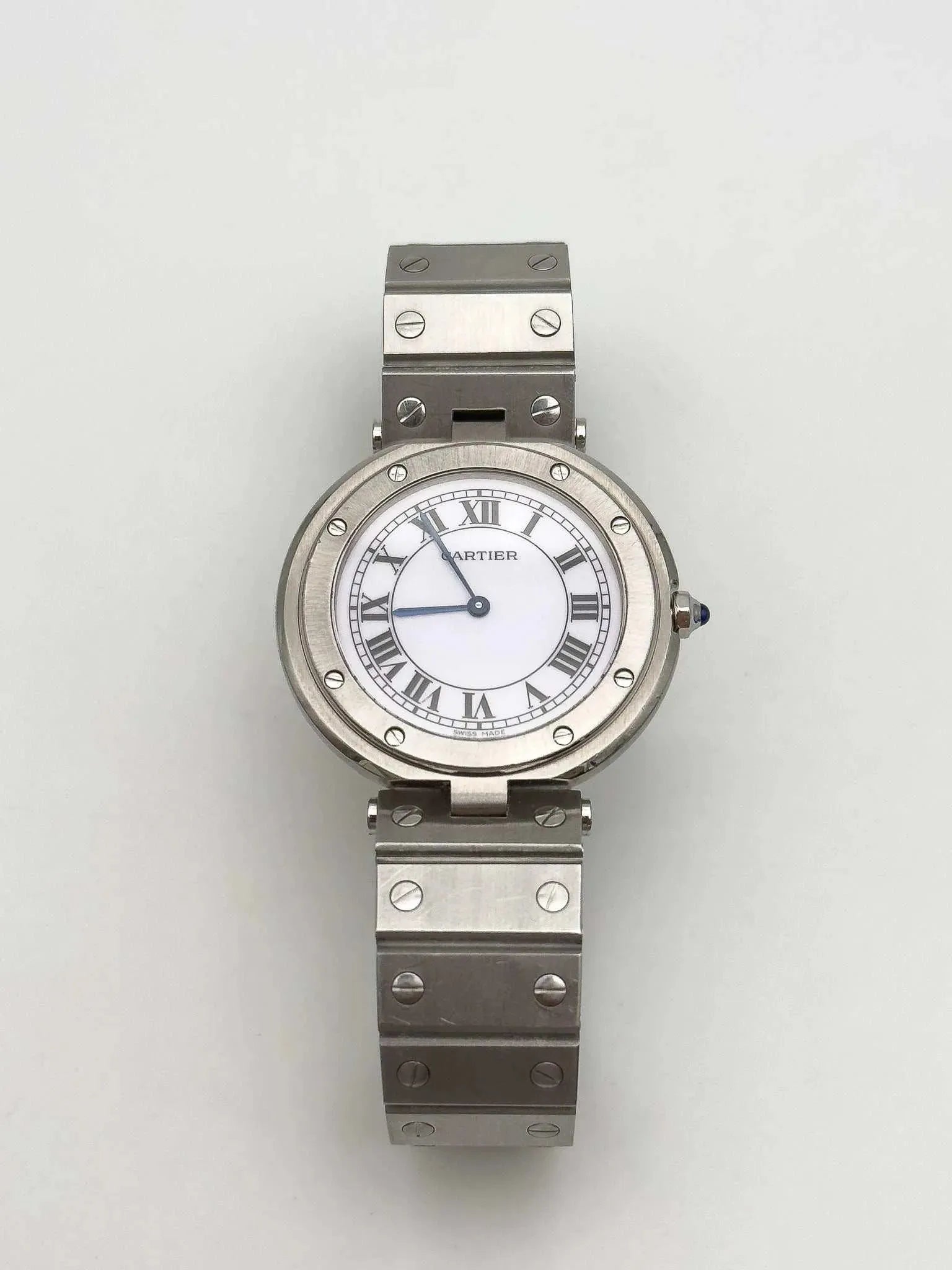 Cartier - Santos Vendome Acier Large - 1980s - Atelier Victor Paris - Vintage Watch Shop Dubai