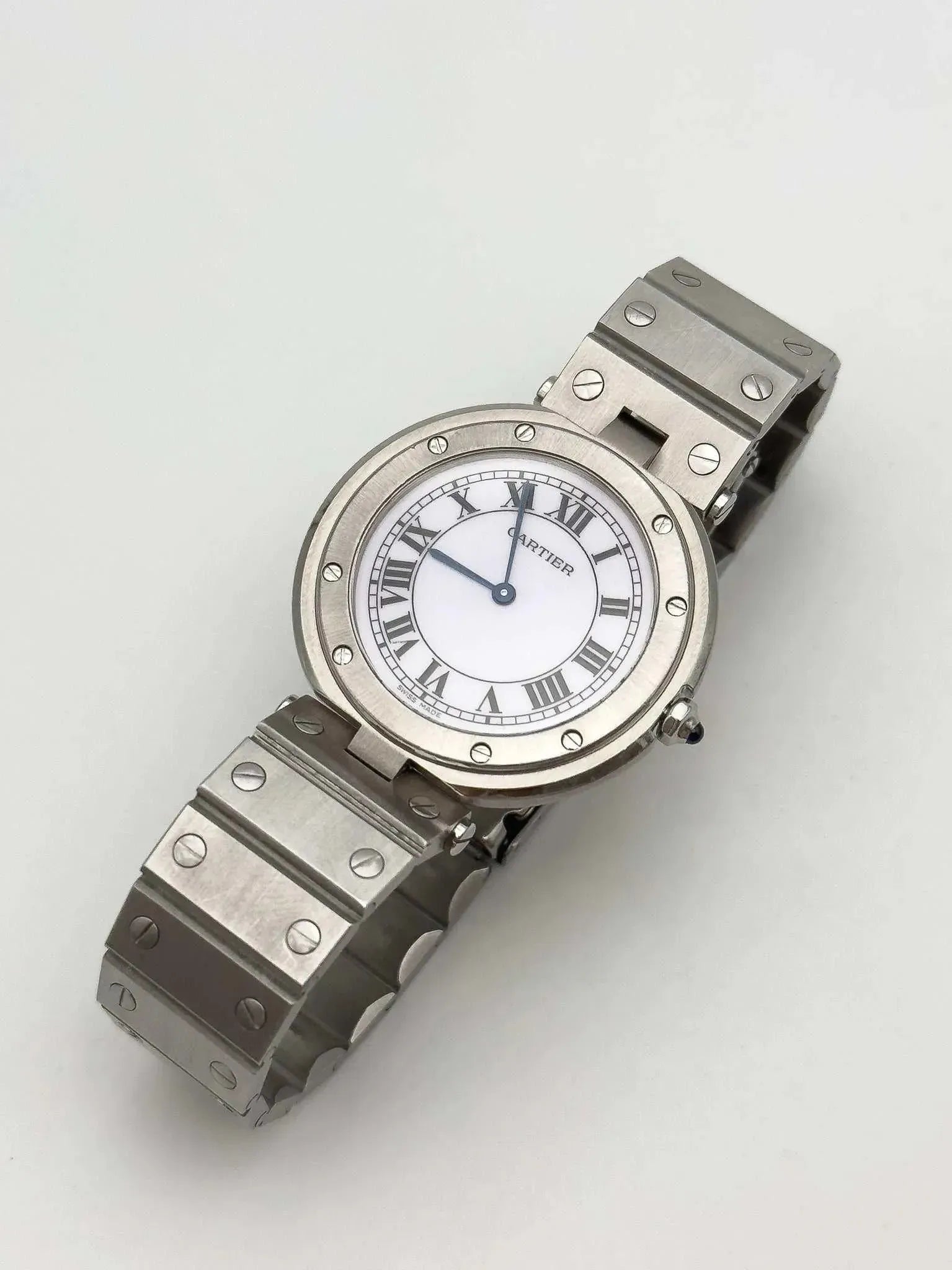 Cartier - Santos Vendome Acier Large - 1980s - Atelier Victor - Vintage Shop
