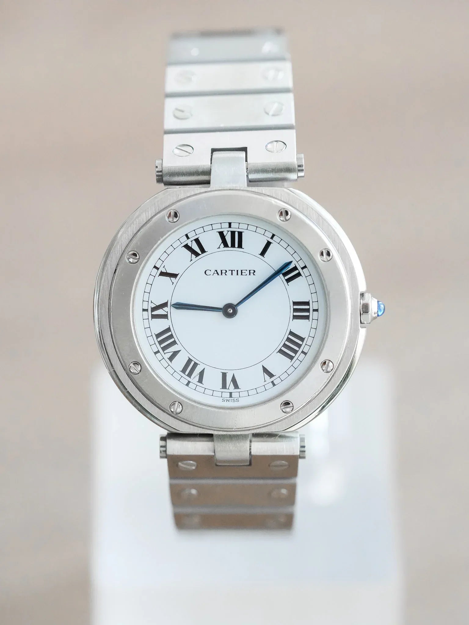 Cartier - Santos Vendome Ultra plate Acier - 1980s - Atelier Victor