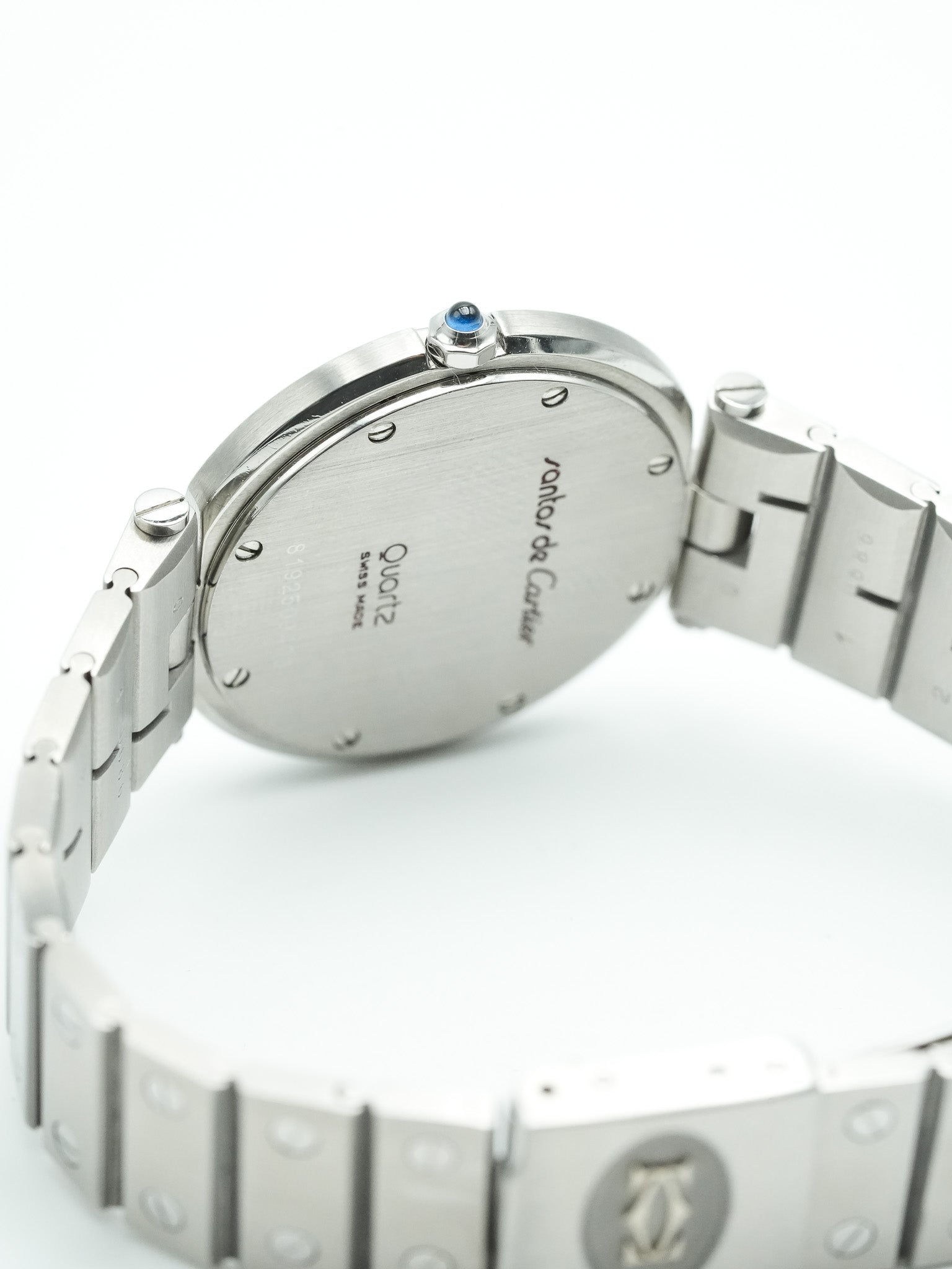 Cartier - Santos Vendome Ultra plate Acier - 1980s - Atelier Victor Paris - Vintage Watch Shop Dubai