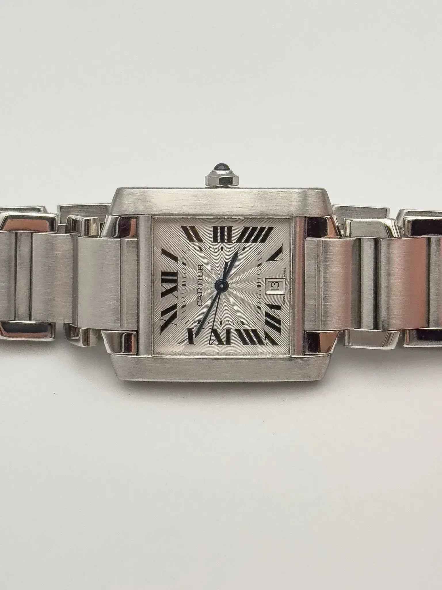 Cartier - Tank Française LM Auto - boîte - 2000S - Atelier Victor