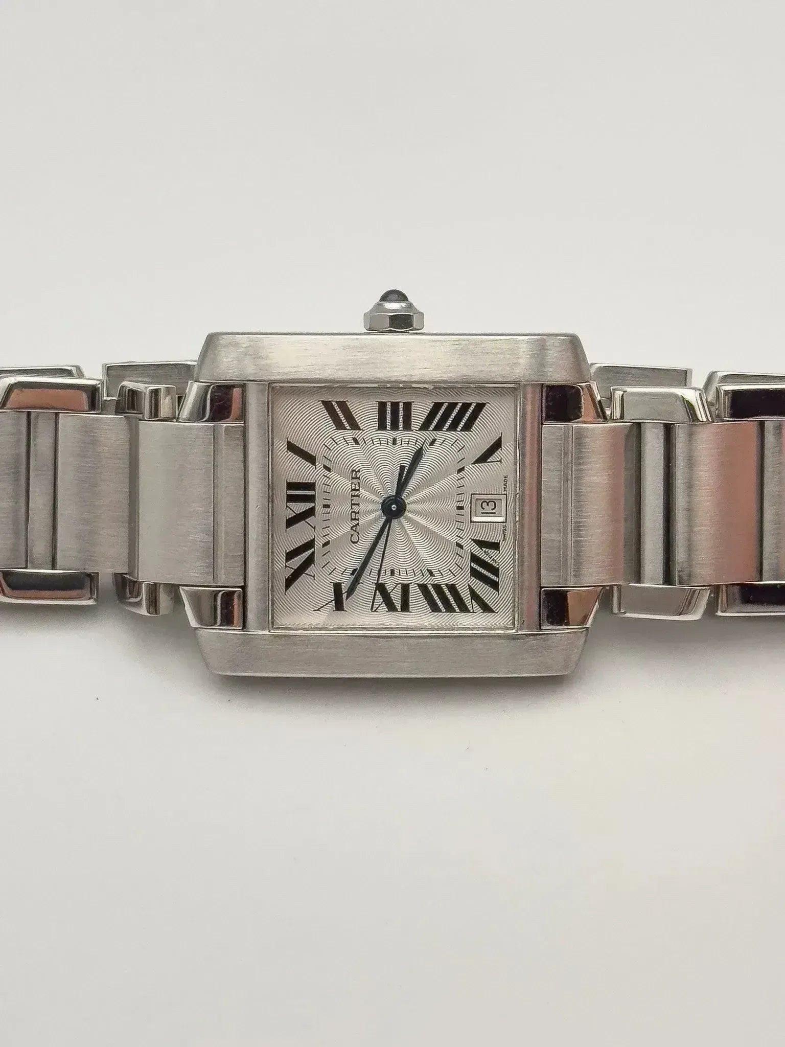 Cartier - Tank Française LM Auto - boîte - 2000S - Atelier Victor