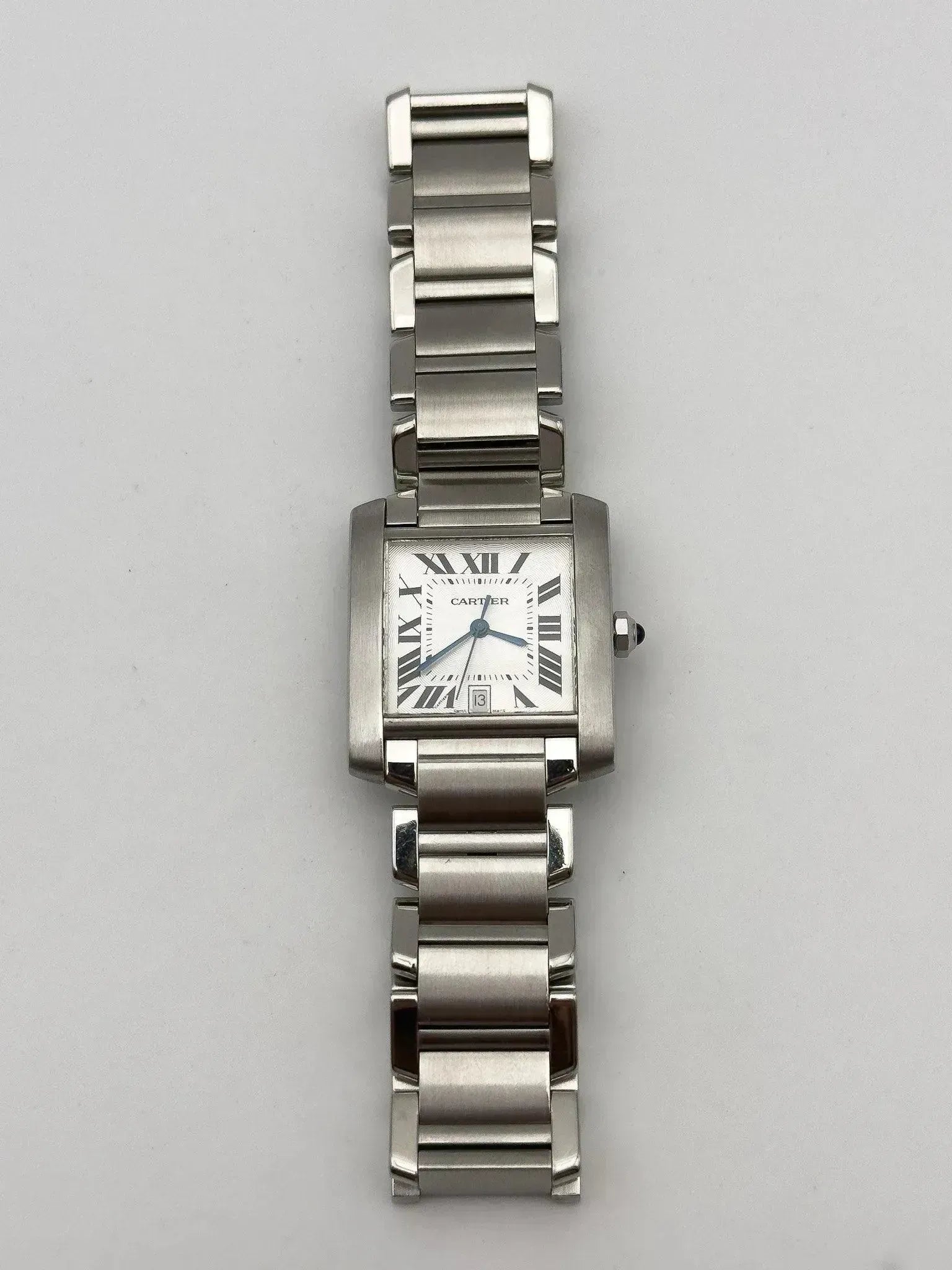 Cartier - Tank Française LM Auto - boîte - 2000S - Atelier Victor