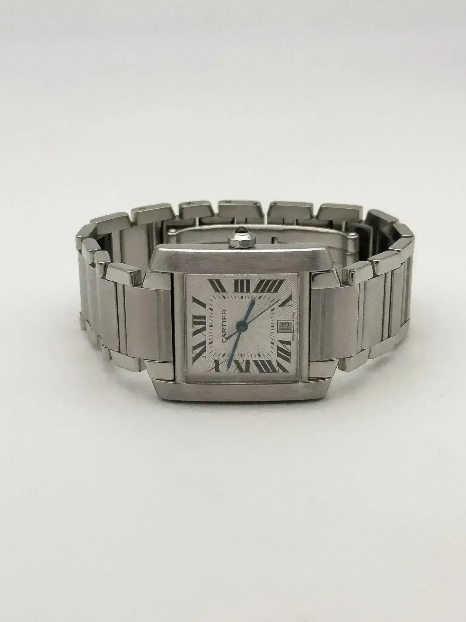 Cartier - Tank Française LM Auto - boîte - 2000S - Atelier Victor