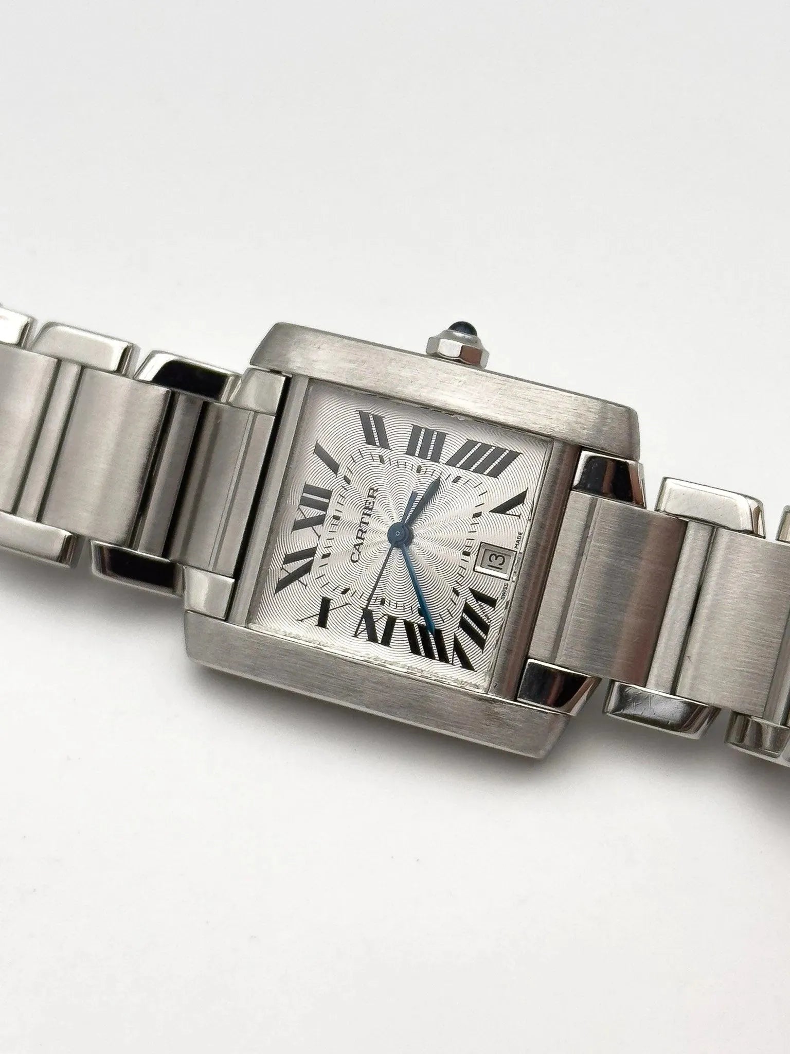 Cartier - Tank Française LM Auto - boîte - 2000S - Atelier Victor - Vintage Shop
